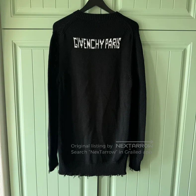 Givenchy Givenchy Black Quad Logo Knit Sweater Size US M / EU 48-50 / 2 - 2 Thumbnail