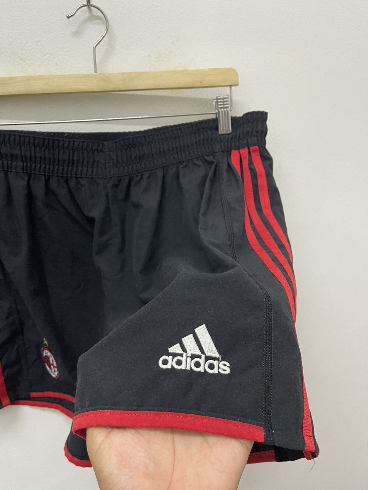 Adidas Rare Y2k Vintage ADIDAS AC Milan Climalite Size US 32 / EU 48 - 3 Thumbnail