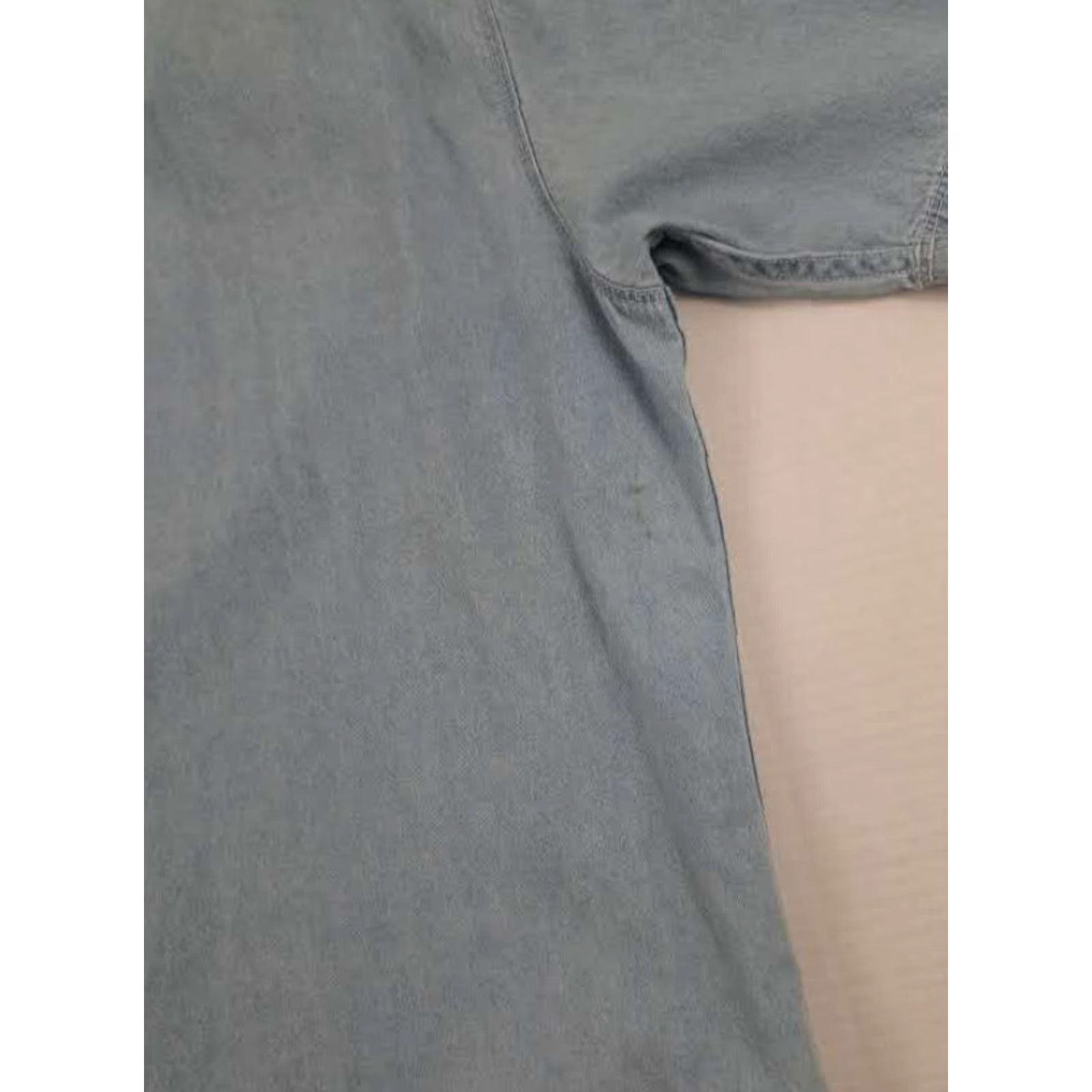 Wrangler VINTAGE Wrangler Shirt XL Ladies Blue Short Sleeve Collared Button-Up Jeans Heritage Henrey Ford Hometown Dearborn Michigan Size XL / US 12-14 / IT 48-50 - 6 Thumbnail