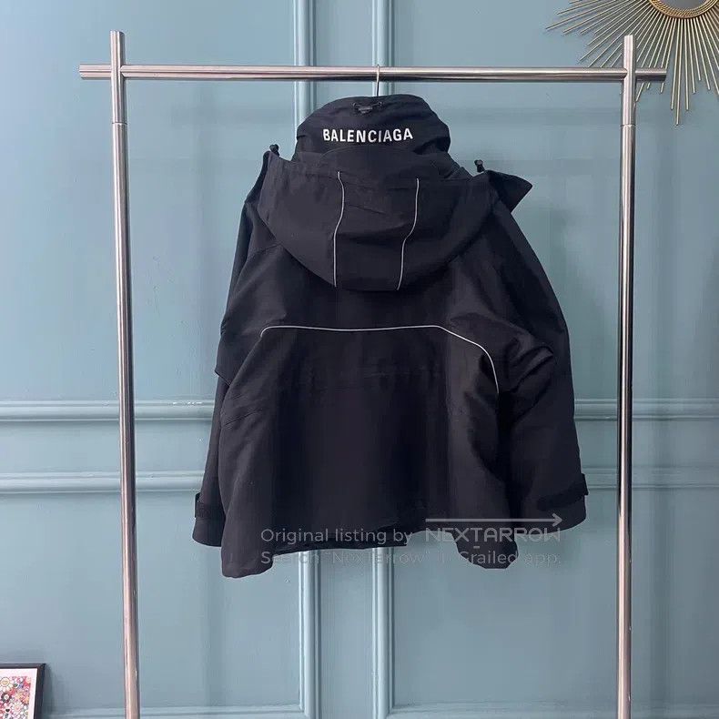 Balenciaga Balenciaga Back logo parka Size XXS / US 00 / IT 34 - 2 Thumbnail