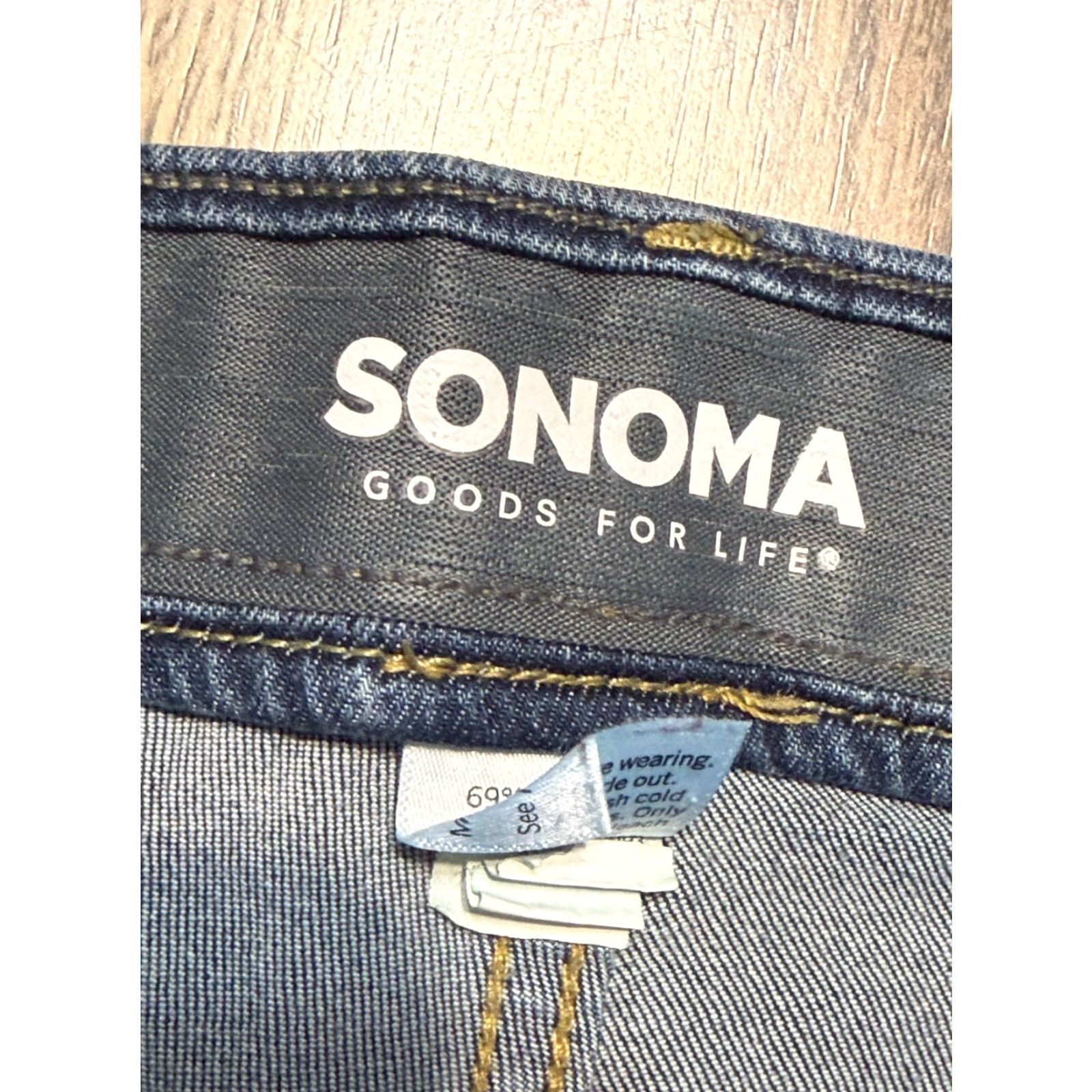 Vintage Sonoma Jeans Men's Size 34x34 Blue Denim Straight Leg Flexwwear Size US 34 / EU 50 - 5 Thumbnail