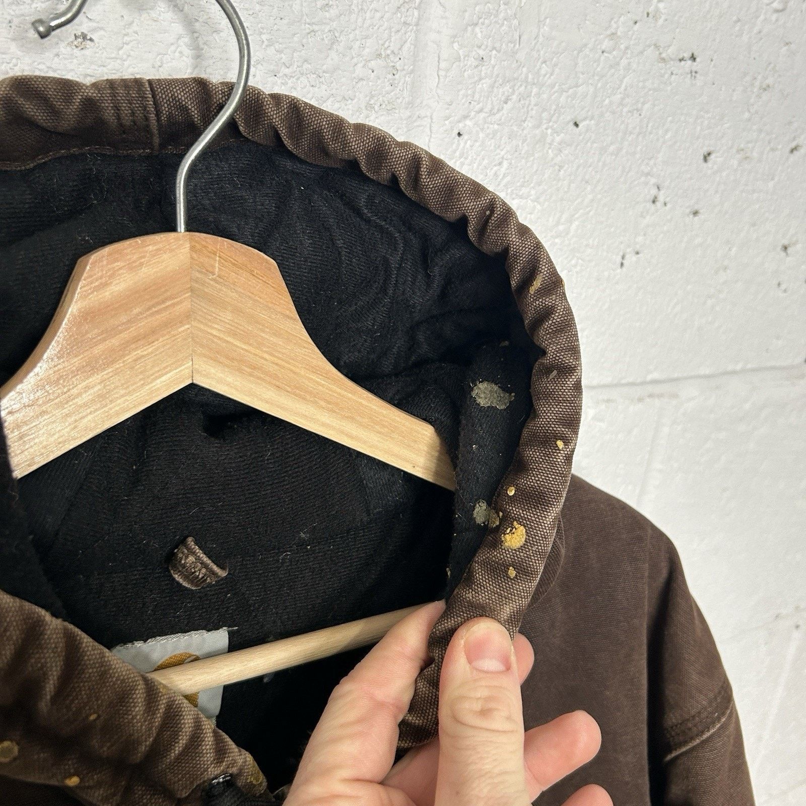 Carhartt Vintage Carhartt Hooded Active Jacket “Dark Brown” J130 DKB Size US L / EU 52-54 / 3 - 10 Thumbnail