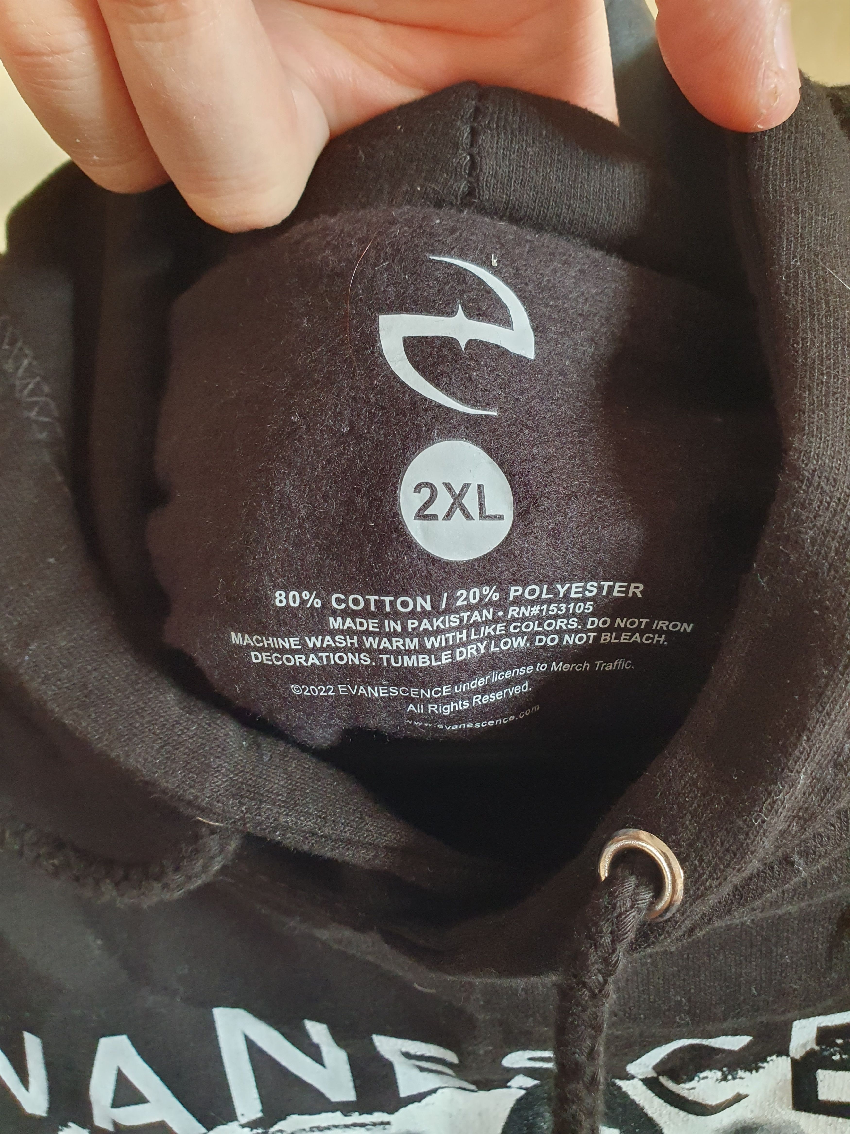 Band Tees Evanescence Tour 2022 Hoodie Rock Band sz XXL Size US XXL / EU 58 / 5 - 5 Thumbnail