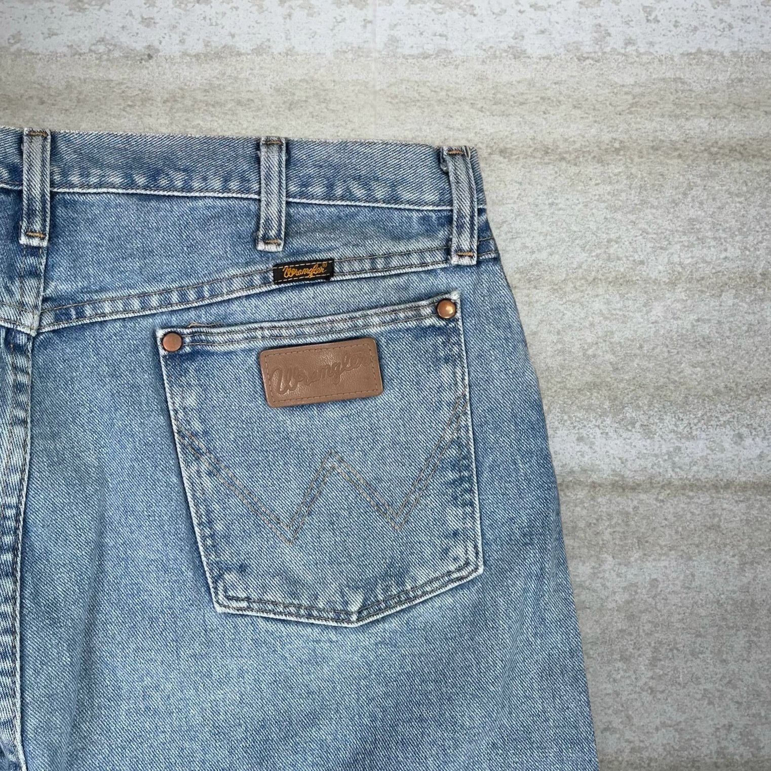 Wrangler Vintage Y2K Wrangler Work Jeans 38x34 Relaxed Fit Light Wash Size US 38 / EU 54 - 3 Thumbnail