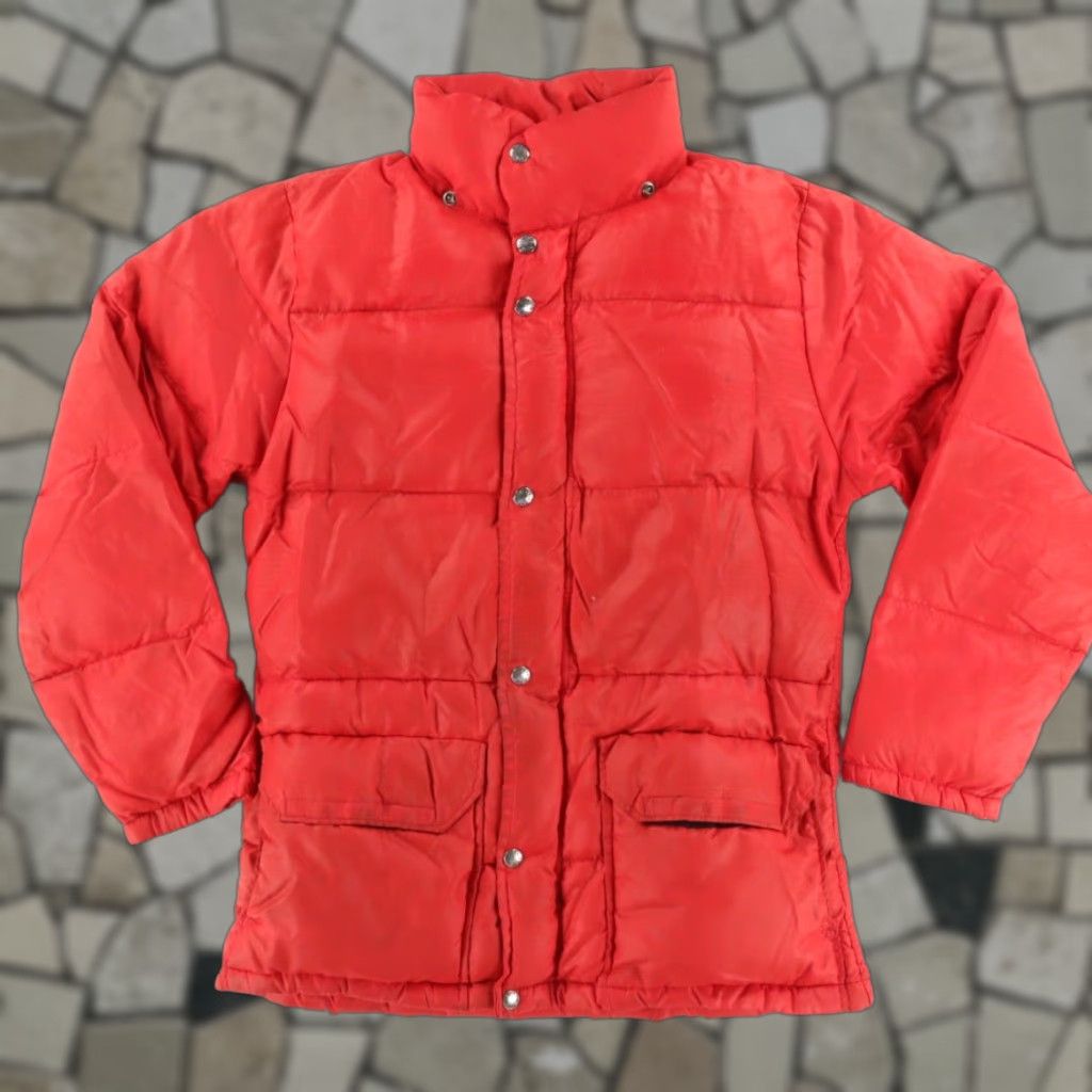 The North Face VINTAGE The North Face Shirt Jacket Mens XS Red 80s Down Puffer Mock Long Sleeve Solid/Pattern 80s Mens XS Red VTG Size US XS / EU 42 / 0 - 1 Thumbnail