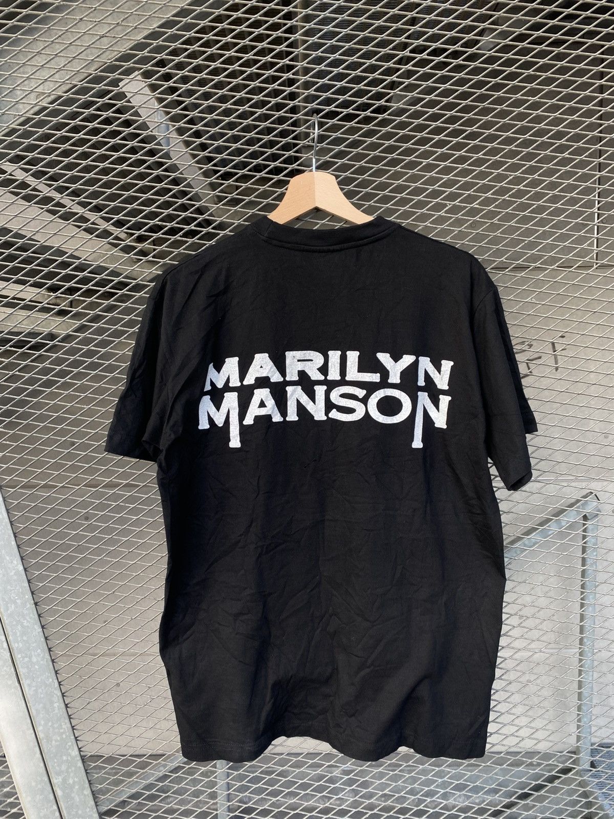 Band Tees Vintage 90s Marilyn Manson Boxy Tee Size US L / EU 52-54 / 3 - 2 Thumbnail
