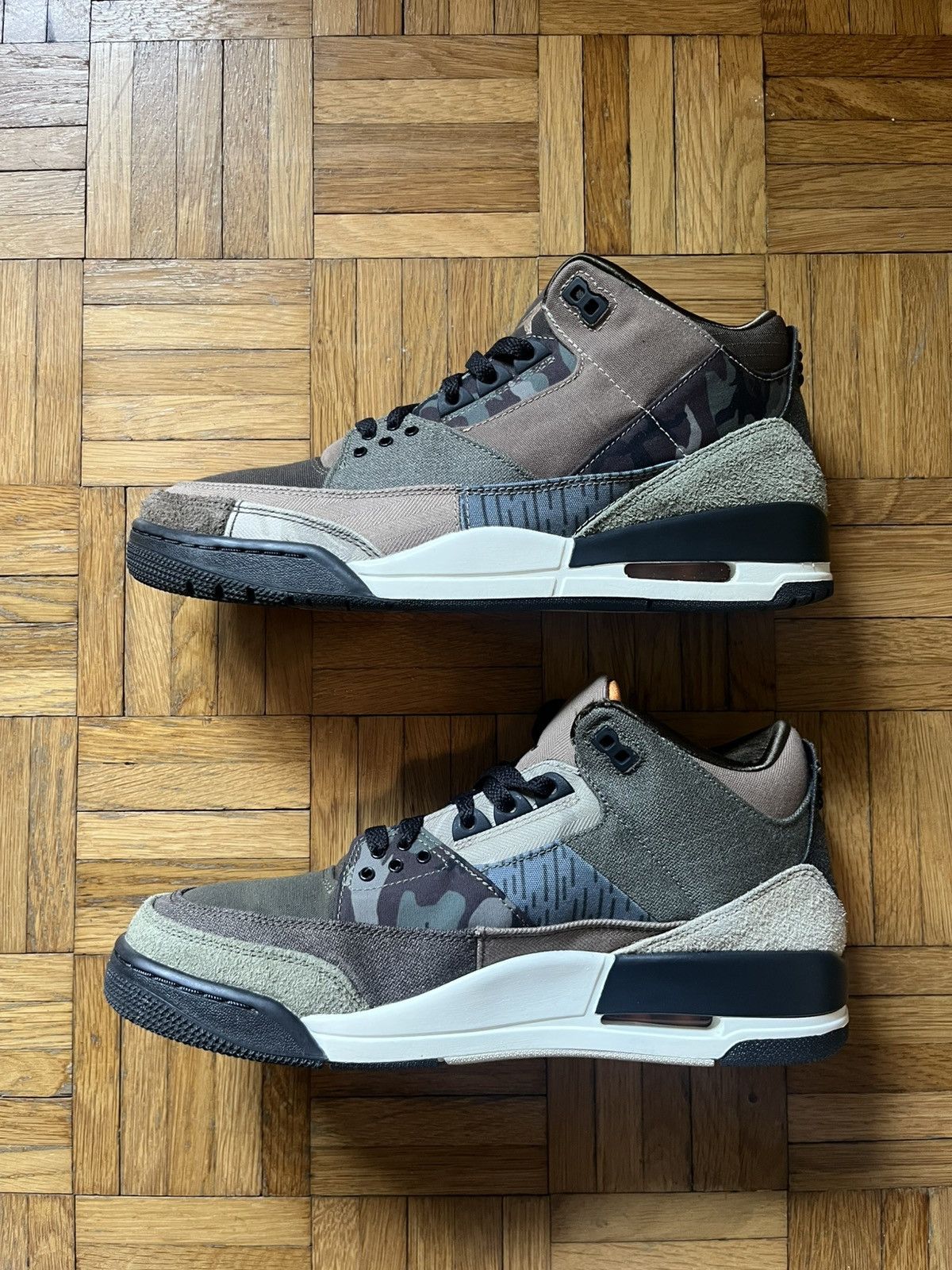 Jordan Brand Air Jordan 3 Patchwork Camo Size US 10.5 / EU 43-44 - 11 Thumbnail