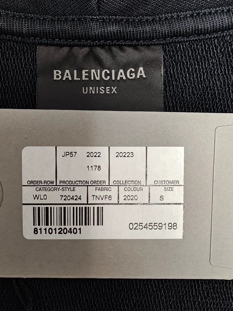 Balenciaga Balenciaga Clay dye clean version used zipp hoodie 2501-Nex Size US S / EU 44-46 / 1 - 5 Thumbnail
