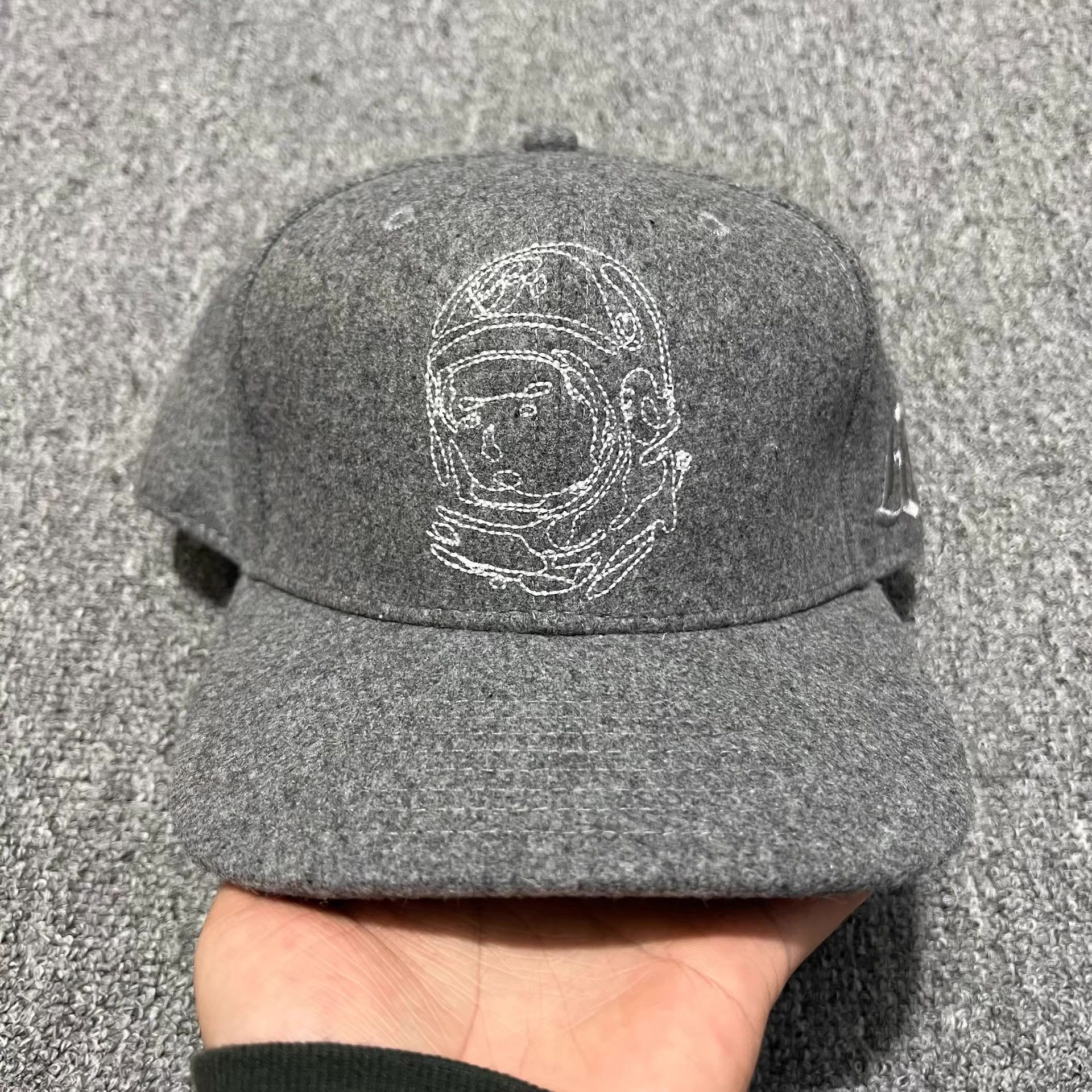 Billionaire Boys Club BBC EU Single-Line Astronaut Wool Blend Baseball Cap Q7 Size ONE SIZE - 1 Thumbnail