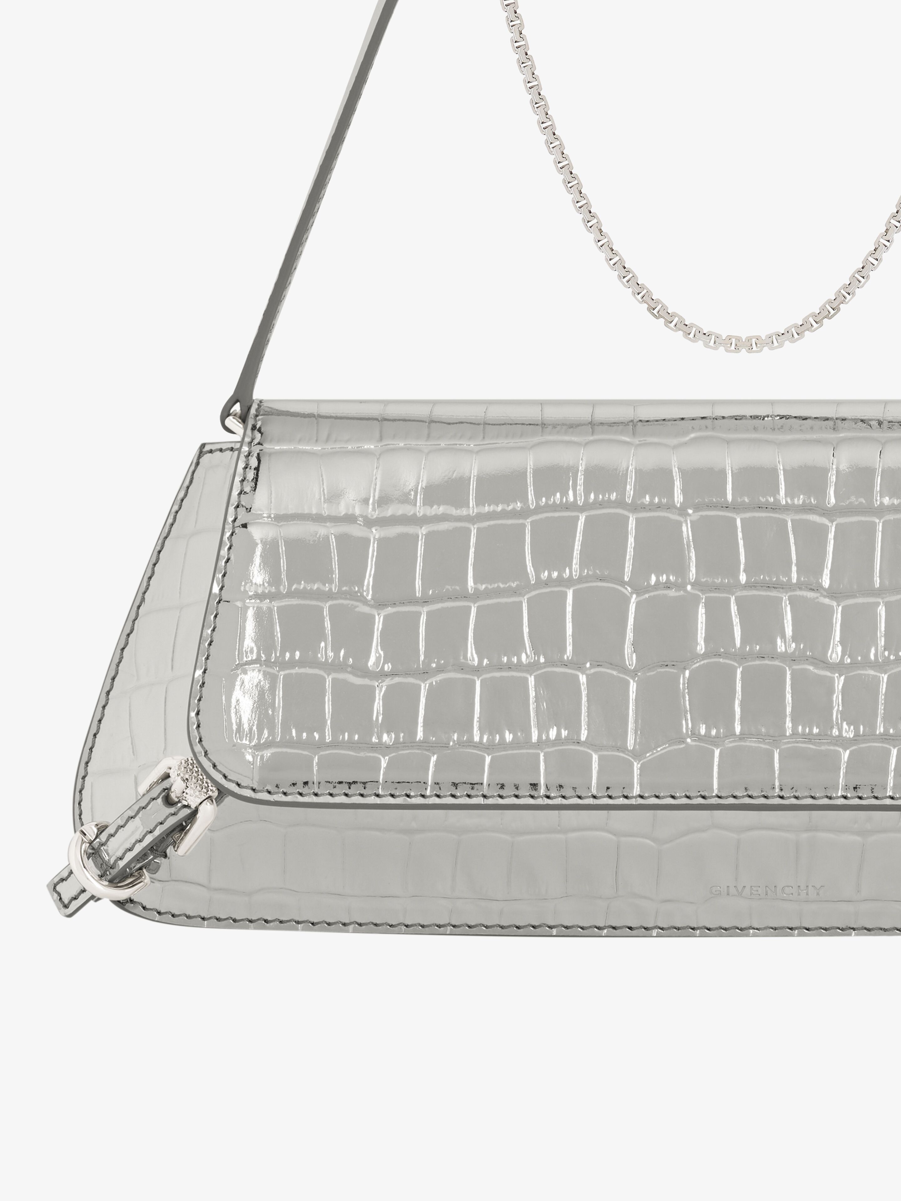 Givenchy oc11z0725 Size: OS / Voyou Clutch Bag in Light Silvery Size ONE SIZE - 6 Thumbnail