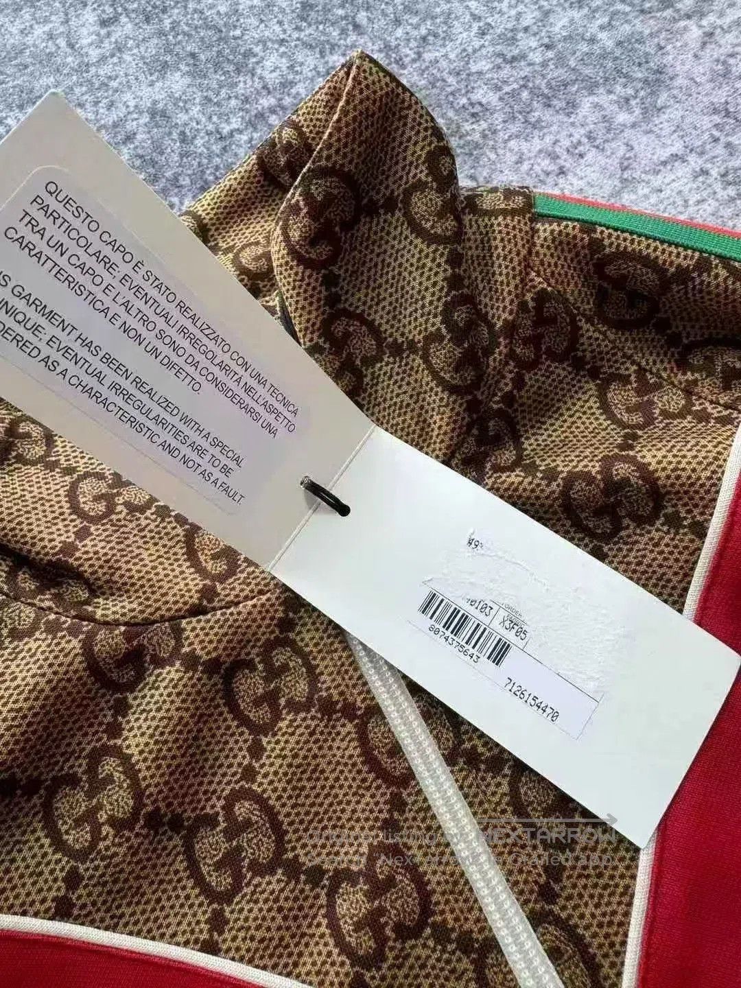 Gucci Gucci Striped All-Over Print Zip Jacket. Size US L / EU 52-54 / 3 - 5 Thumbnail