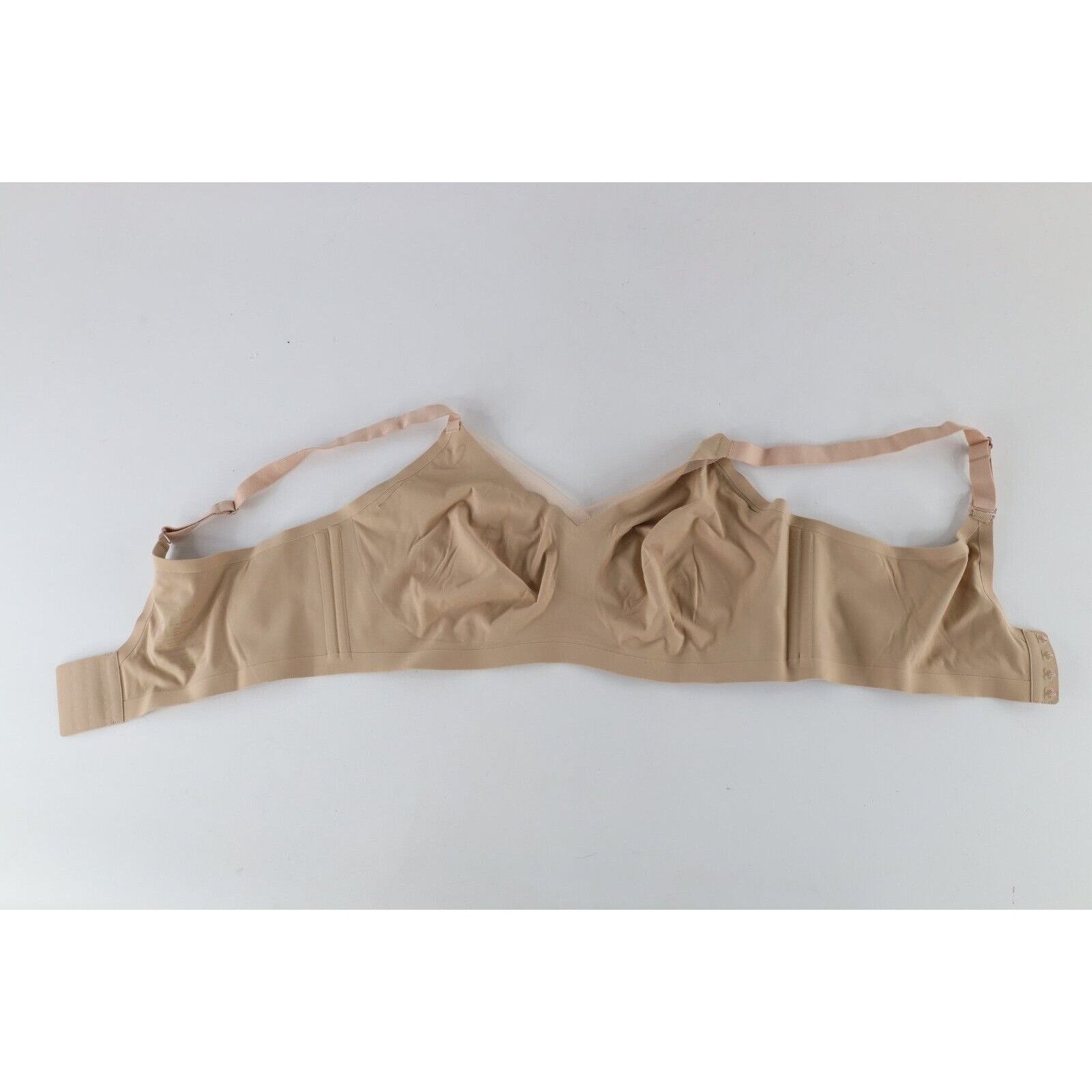 Vintage New Honeylove Crossover Wire Free Shapewear Bra Nude Size ONE SIZE - 5 Thumbnail