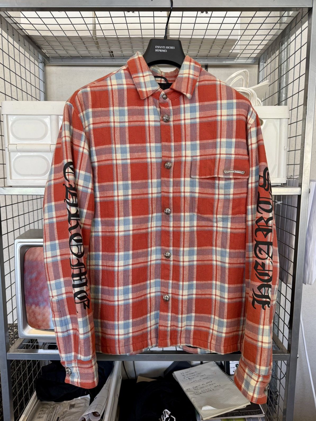 Chrome Hearts Padded flannel shirt Size US M / EU 48-50 / 2 - 1 Thumbnail