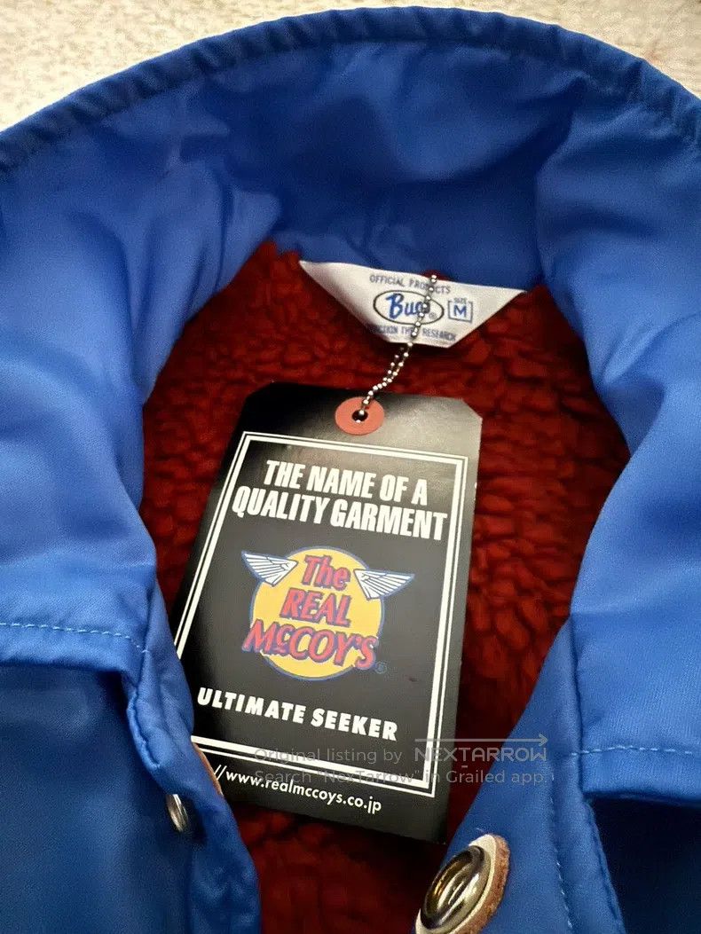 The Real McCoy's The Real McCoys Fleece and thickened cotton coach jacket Size US M / EU 48-50 / 2 - 3 Thumbnail