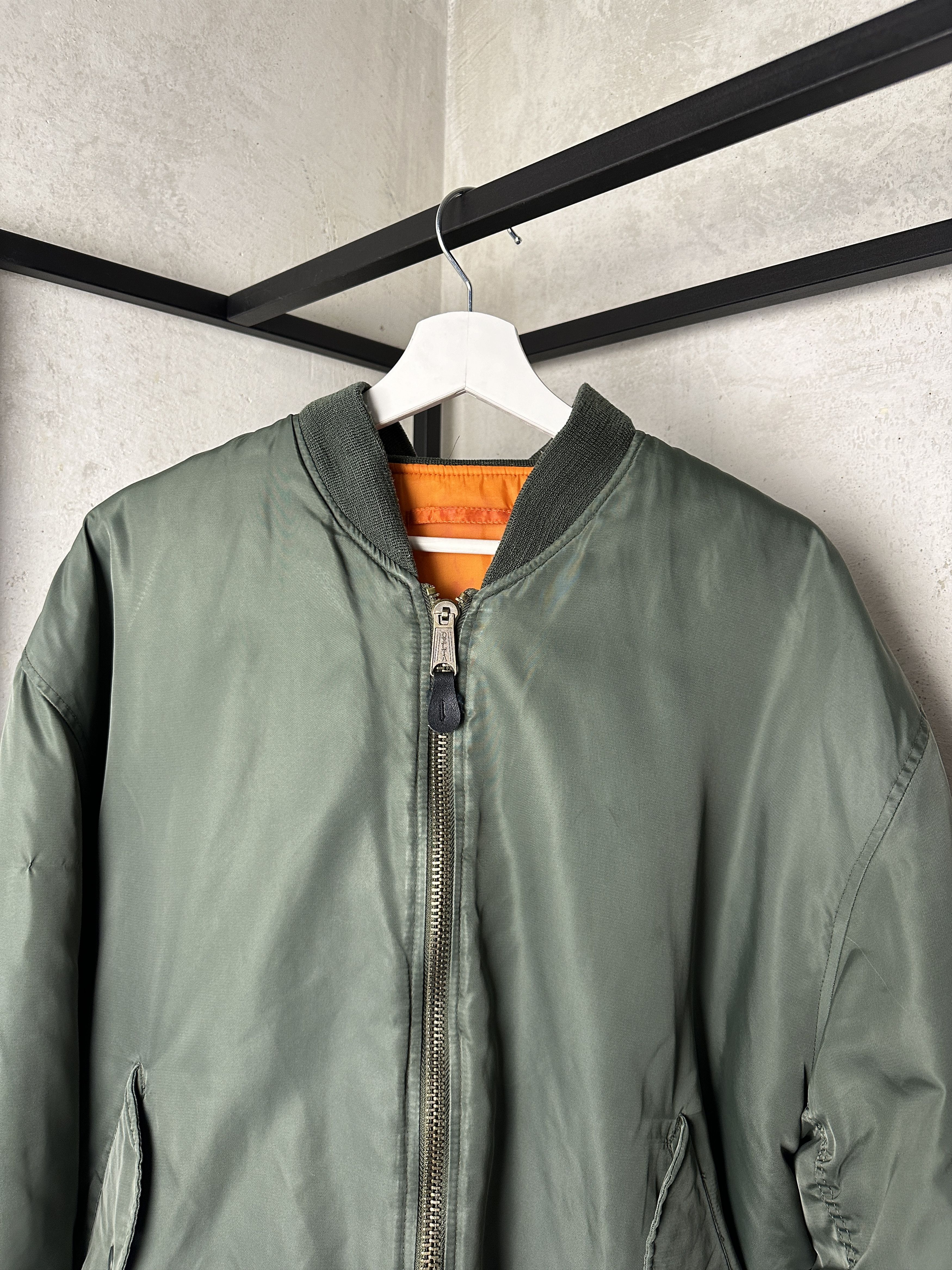Vintage Army Industries MA1 Reversible Bomber Jacket Size US XL / EU 56 / 4 - 5 Thumbnail