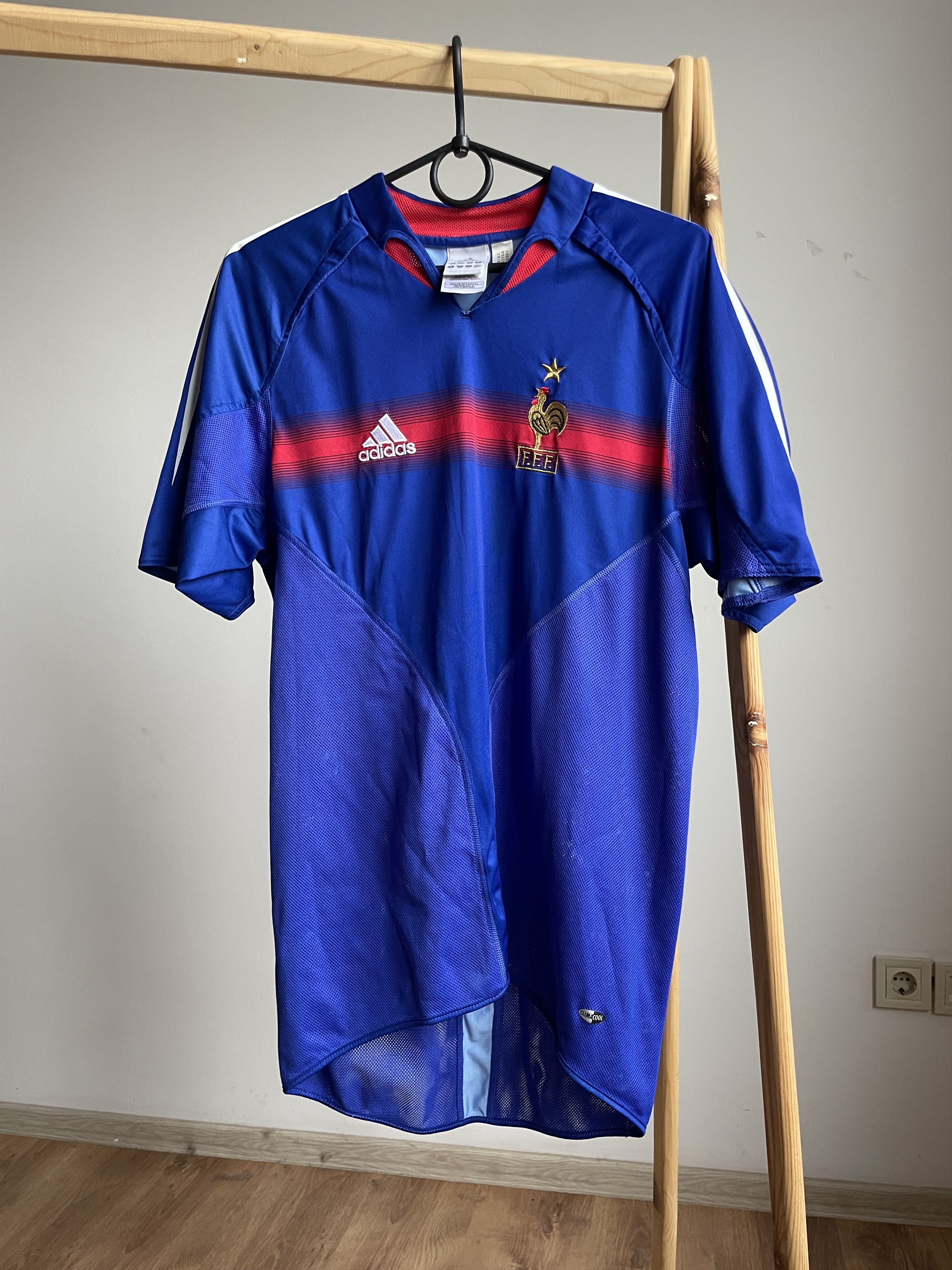 Adidas France National Team 2004-06 Home Jersey Size S Size US S / EU 44-46 / 1 - 1 Thumbnail