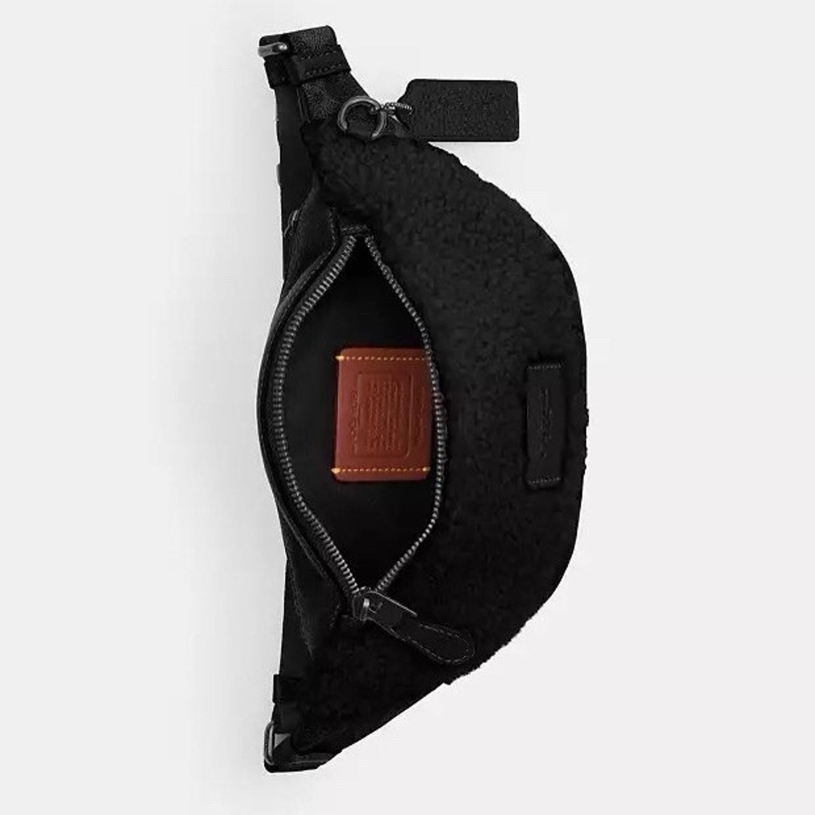Coach NWT Coach Warren Mini Belt Bag CY884 Black Copper/Charcoa Size ONE SIZE - 9 Thumbnail