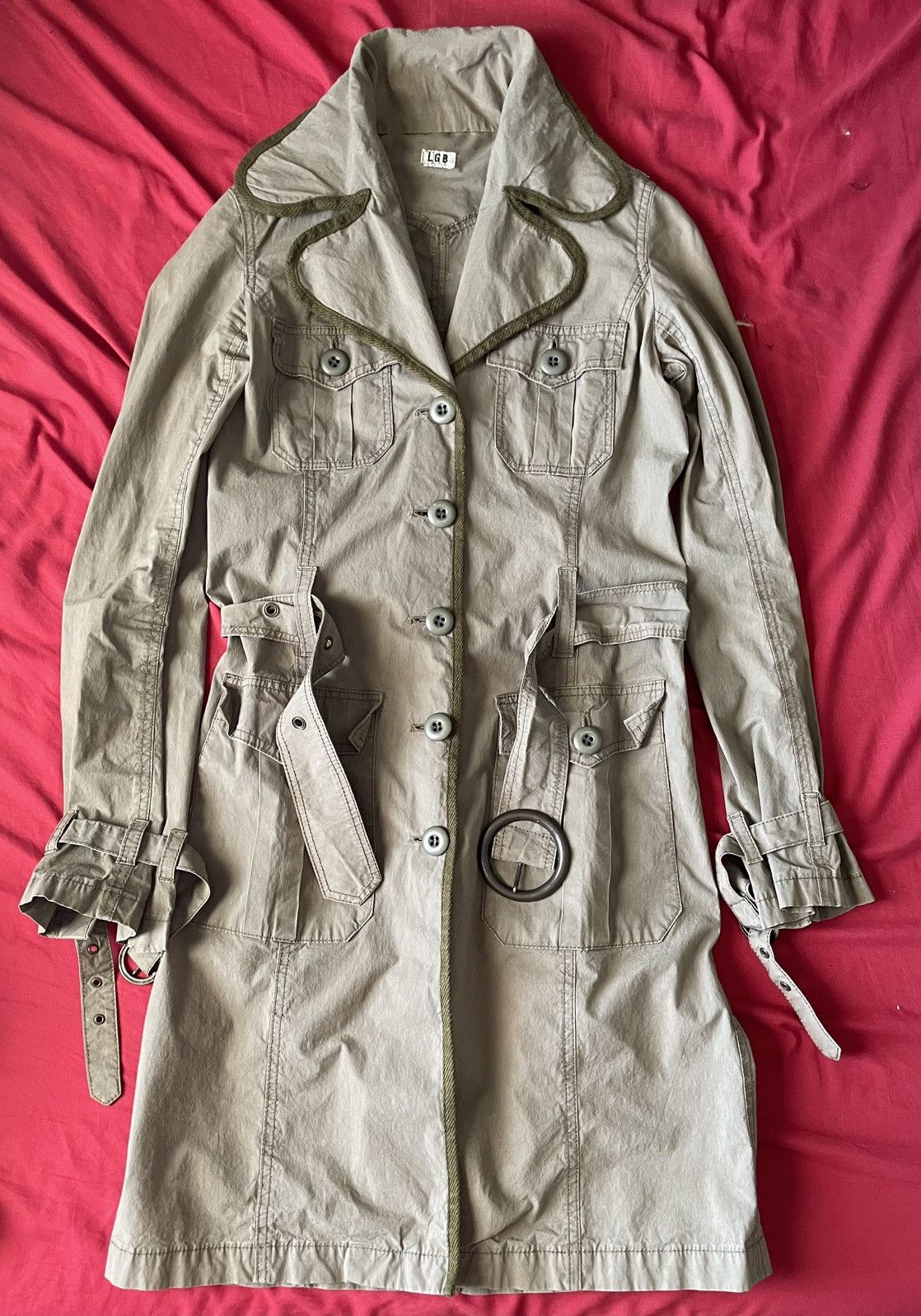 Le Grande Bleu (L.G.B.) Le Grand Bleu Vintage Trench Coat Size S / US 4 / IT 40 - 1 Thumbnail