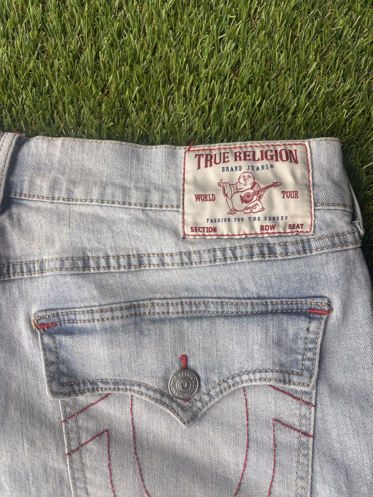 True Religion True Religion Blue Denim Jean Shorts Size US 36 / EU 52 - 5 Thumbnail