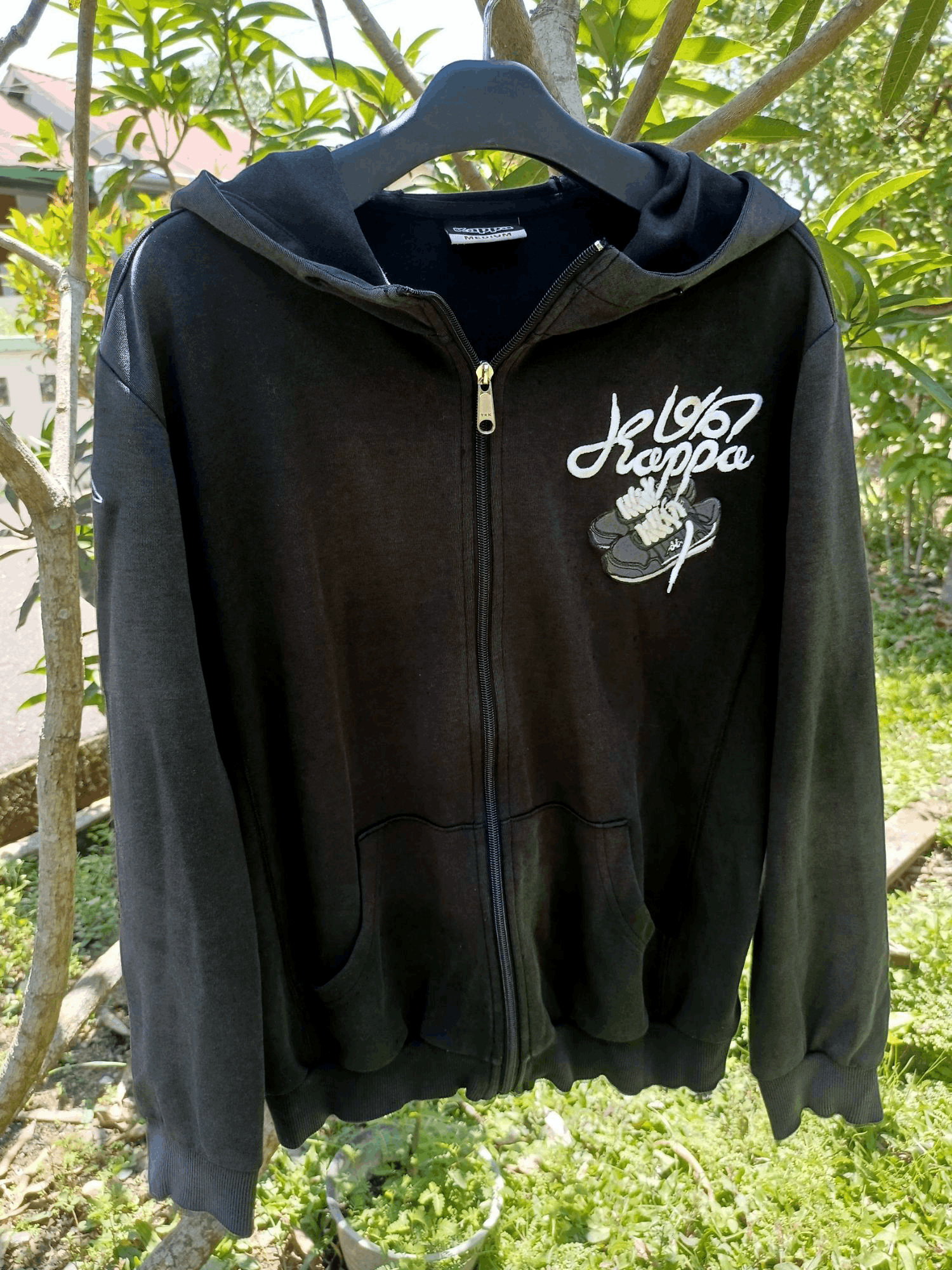 Kappa × Vintage Vintage KAPPA Faded Hoodie Embroidery Logo Size US M / EU 48-50 / 2 - 9 Thumbnail