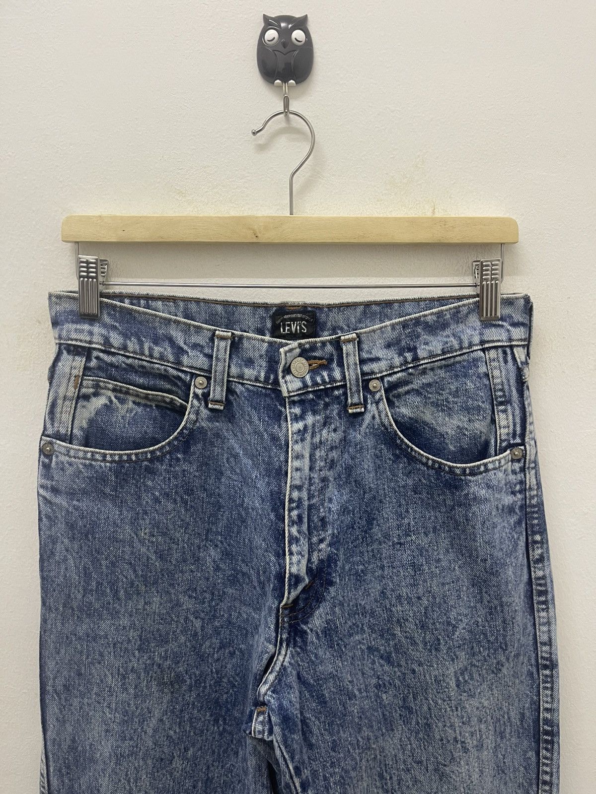 Levi's Vintage Clothing Rare Vintage LEVIS Big E Made in Japan Acid Washed Size US 31 - 10 Thumbnail