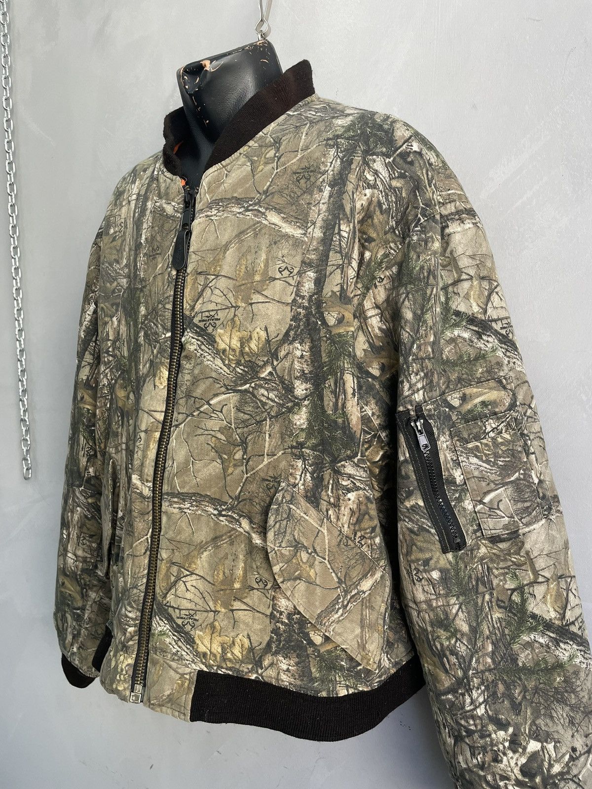 Realtree Camo oversized bomber jacket ma 1 real tree balenciaga style Size US XXL / EU 58 / 5 - 3 Thumbnail