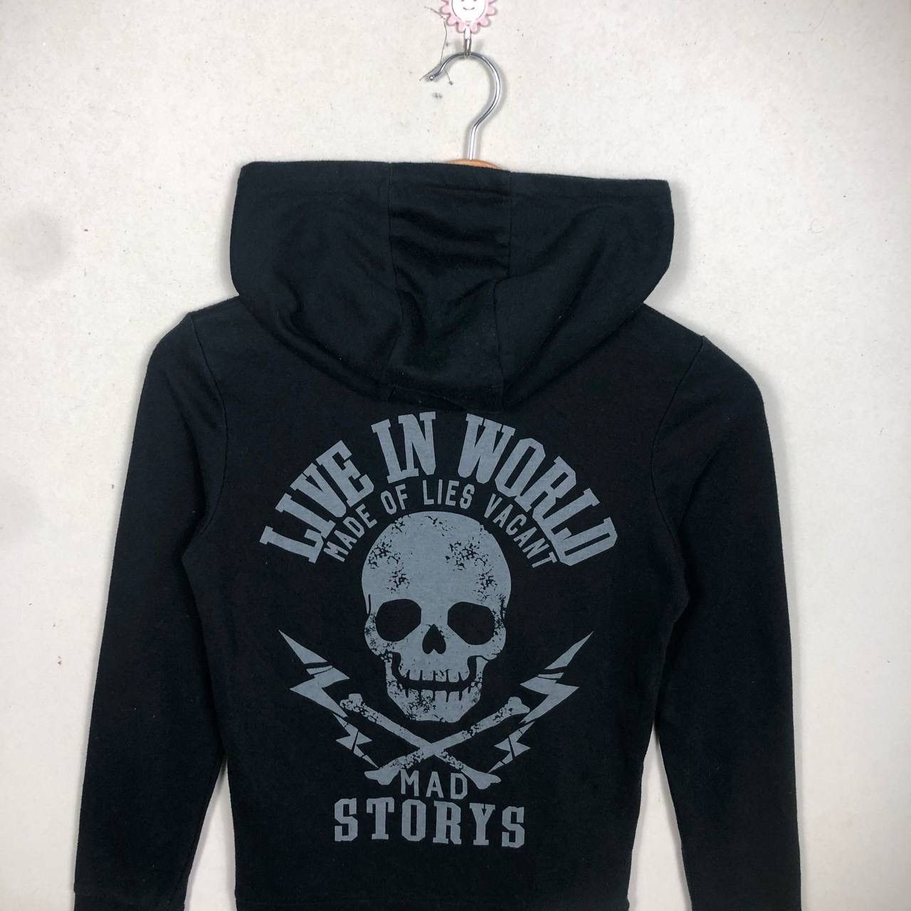 If Six Was Nine Ghost Of Harlem Skull Punk Gothic Hoodie Sweatshirt Size US XS / EU 42 / 0 - 3 Thumbnail