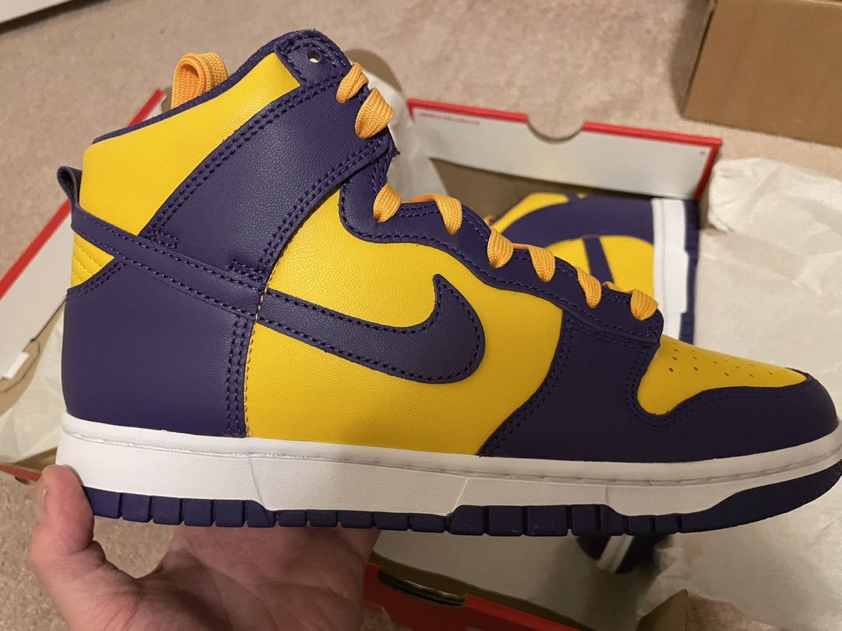 Nike Nike Dunk High Lakers Size US 8 / EU 41 - 8 Thumbnail