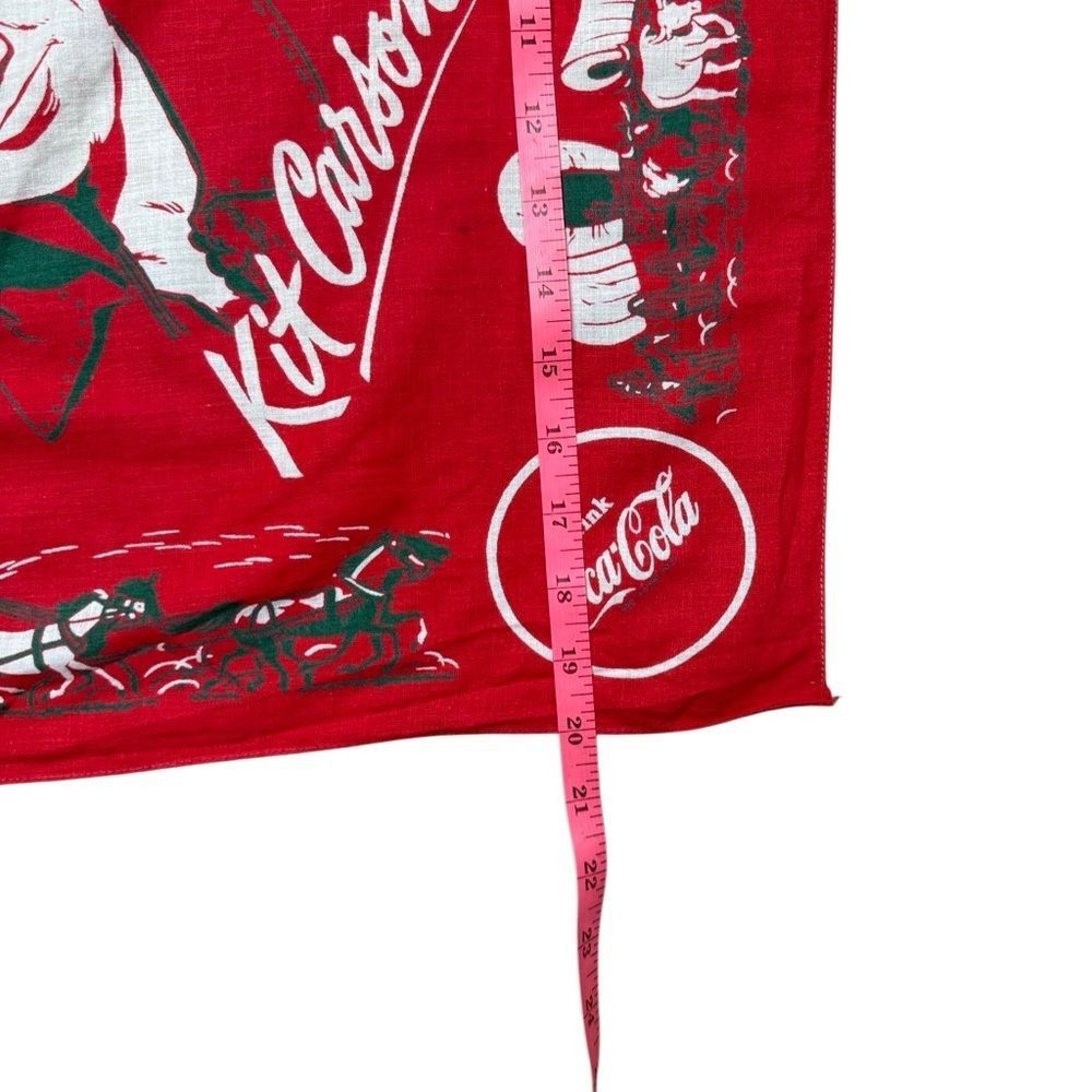 Vintage Vintage 1950s Kit Carson Coca-Cola Bandana, Bill Williams; W Size ONE SIZE - 7 Thumbnail