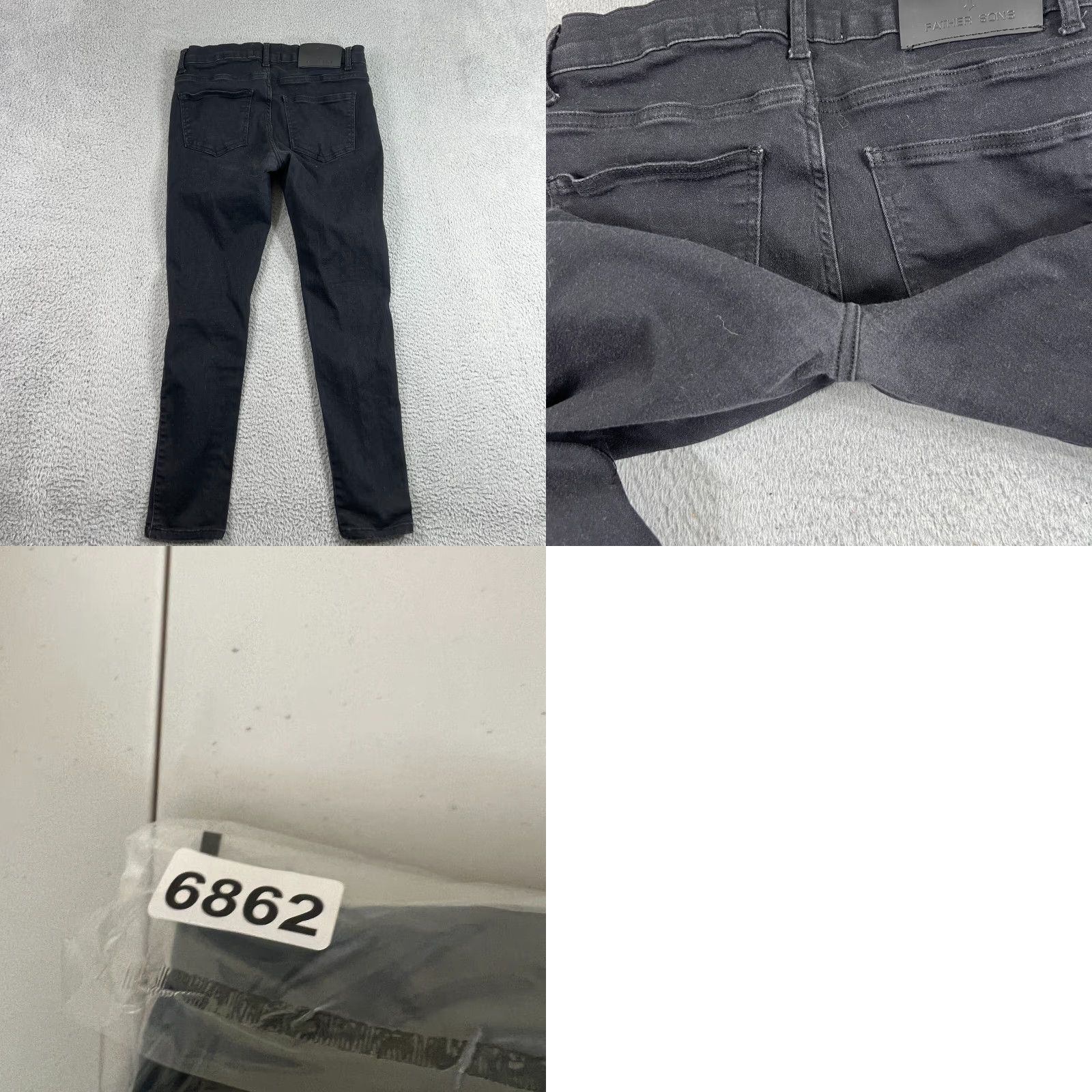 Vintage VINTAGE Father Sons Jeans Mens 32 Waist Slim Skinny Fit Denim Stretch Distressed Casual Size US 32 / EU 48 - 8 Thumbnail