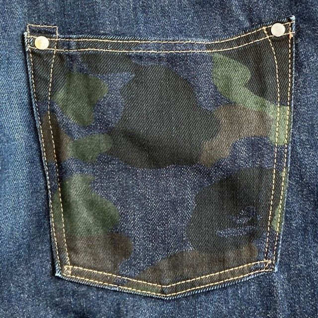 Bape BAPE CAMO denim pants a bathing ape NIGO ★size L Size US 34 / EU 50 - 5 Thumbnail