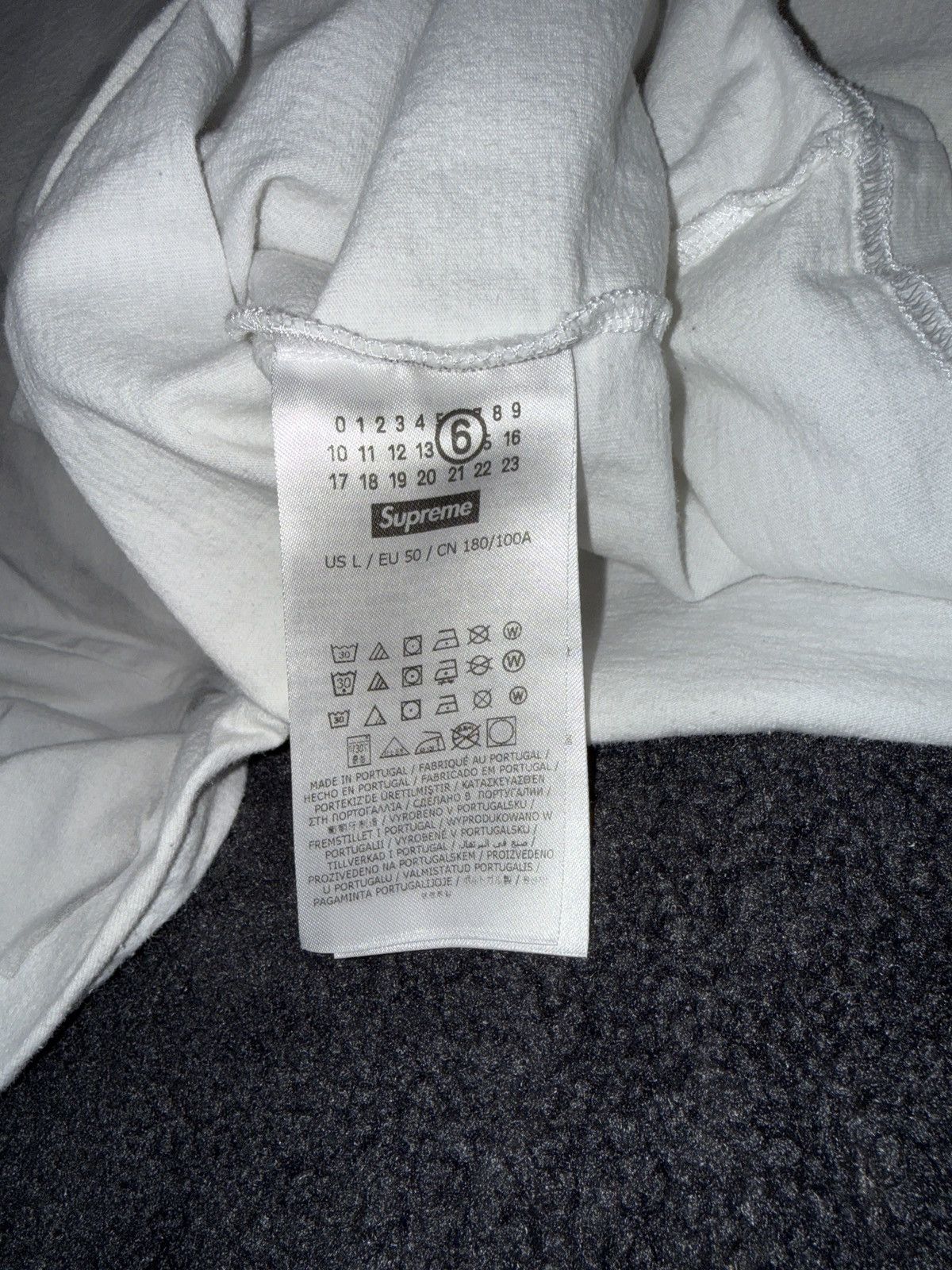 Maison Margiela × Supreme Supreme X Margiela t-shirt Size US L / EU 52-54 / 3 - 4 Thumbnail