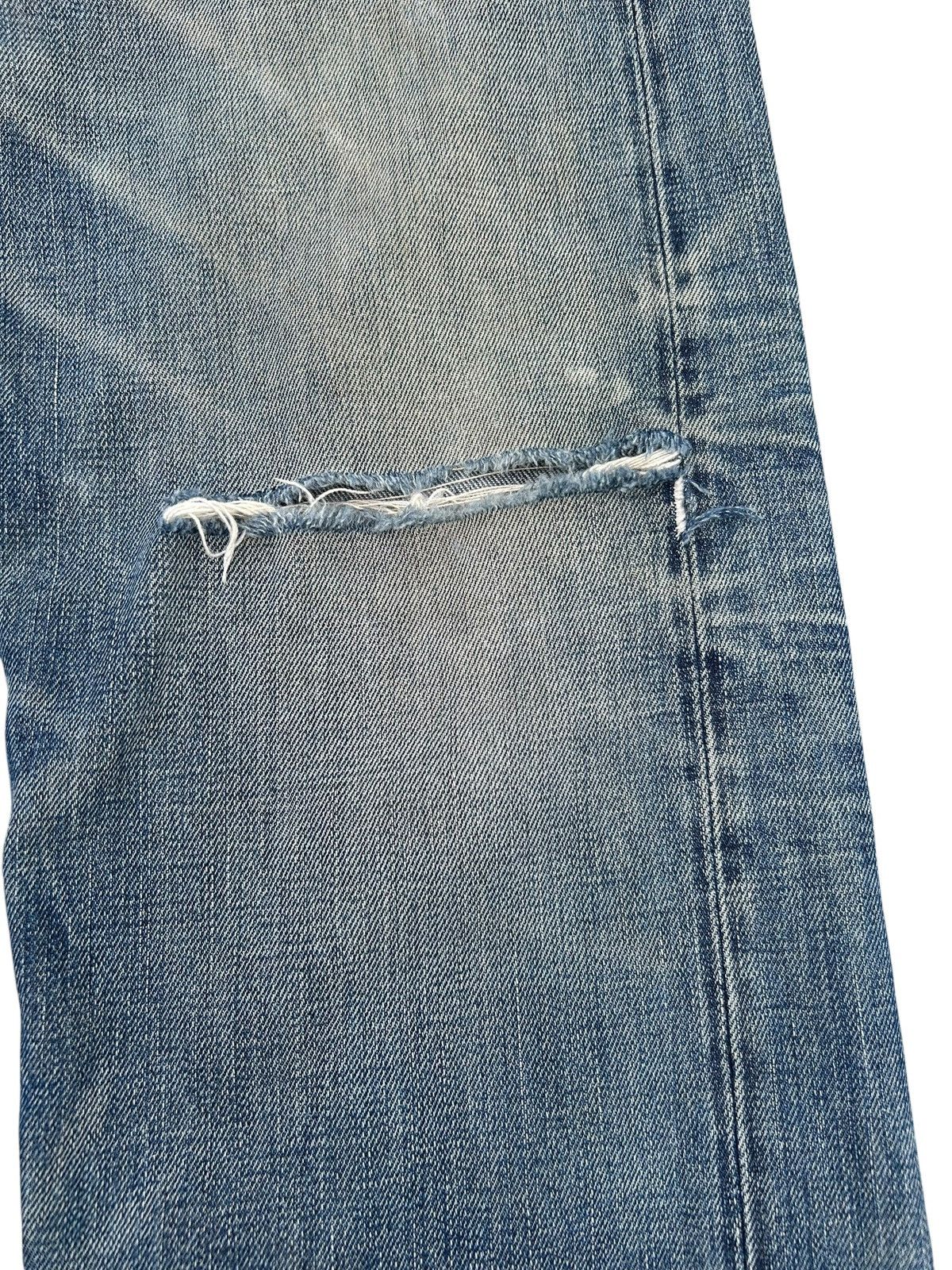 Kapital VINTAGE LEVIS BIG E SELVEDGE THRASHED DENIM JEANS Size US 29 - 12 Thumbnail