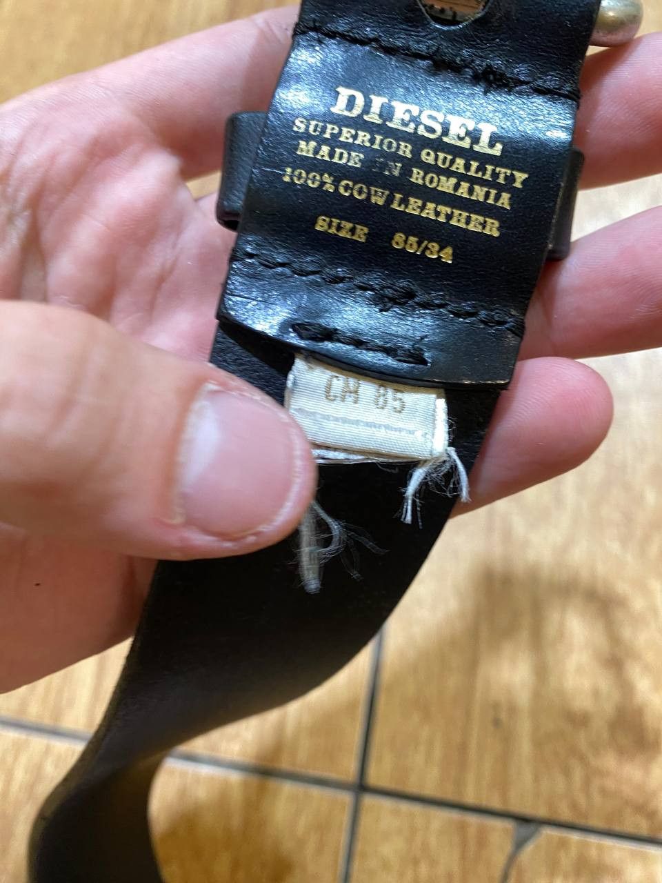 Diesel Vintage Diesel luxury leather belt Size ONE SIZE - 2 Thumbnail
