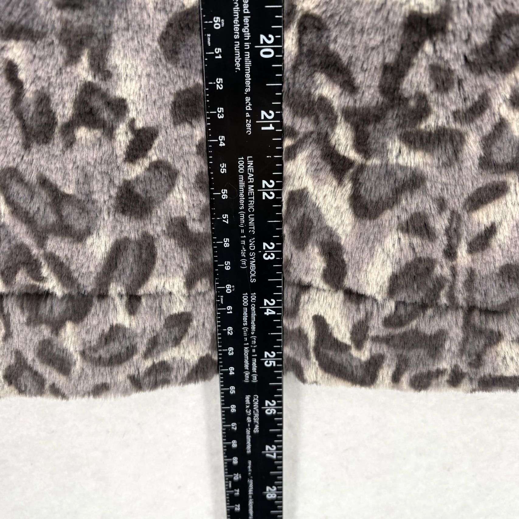 Vintage VINTAGE John Mark Sweater Womens Medium Gray Faux Fur Leopard Cowl Neck Collared Soft Size M / US 6-8 / IT 42-44 - 6 Thumbnail