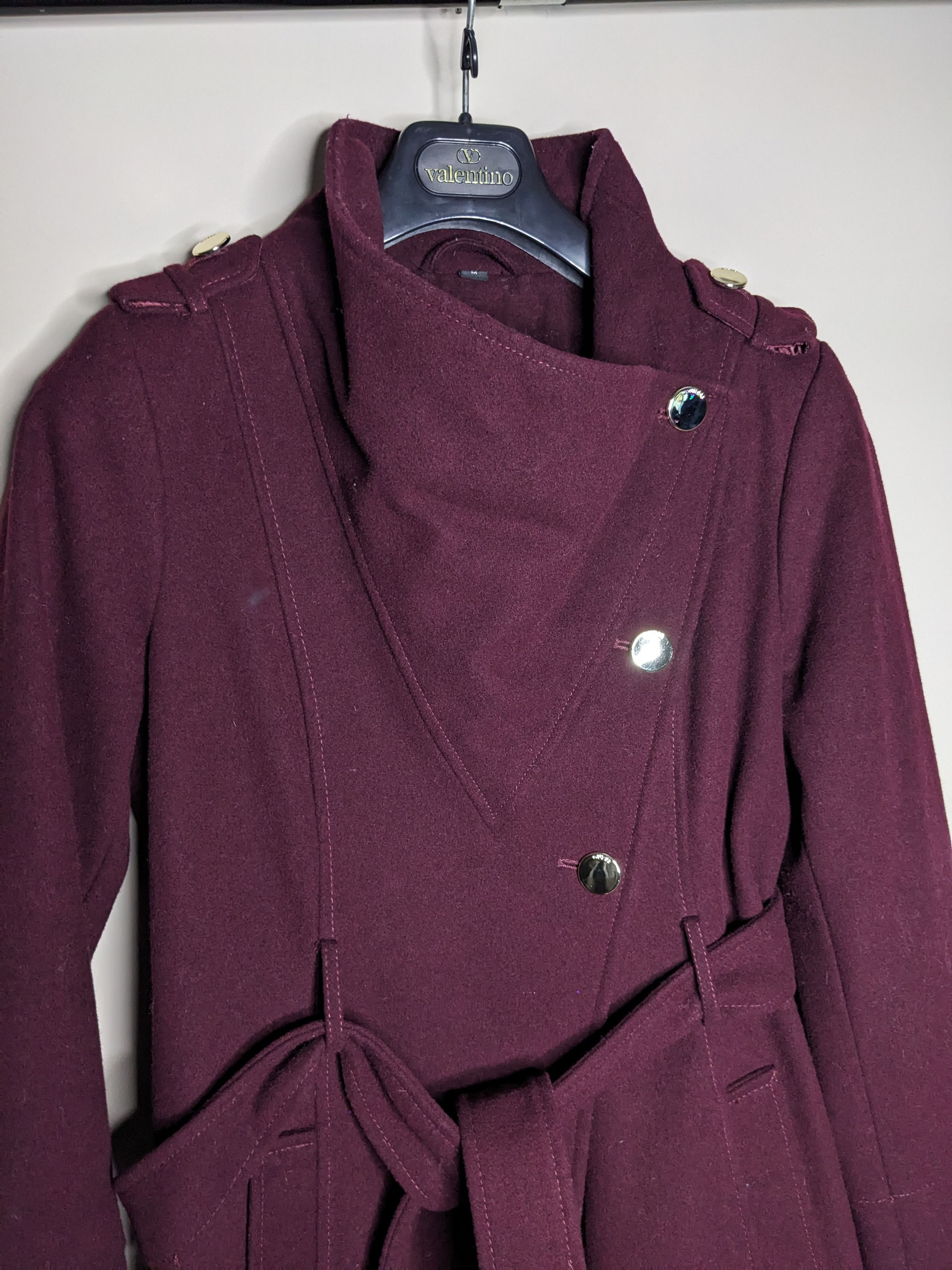 Guess Guess Belted Asymmetrical Wool Walker Trench Coat Sz Medium Size M / US 6-8 / IT 42-44 - 3 Thumbnail