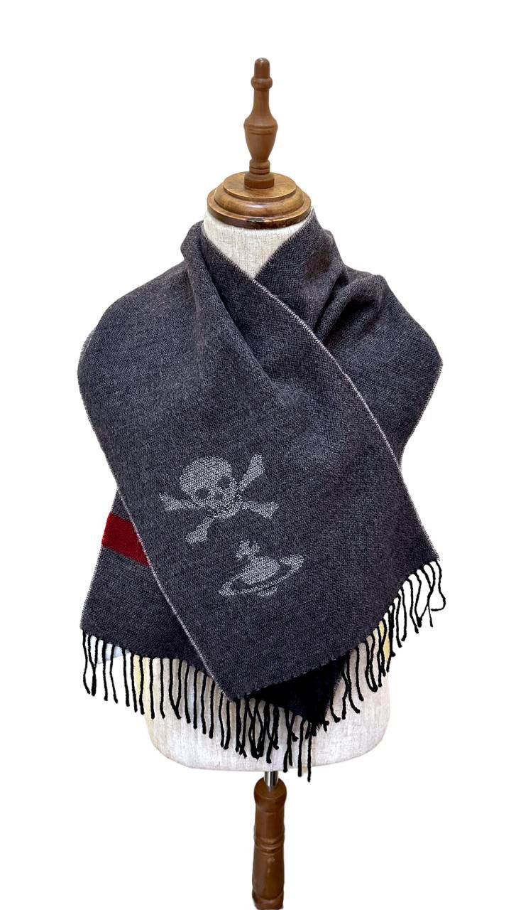 Vivienne Westwood SKULL ORB Scarf / Muffler