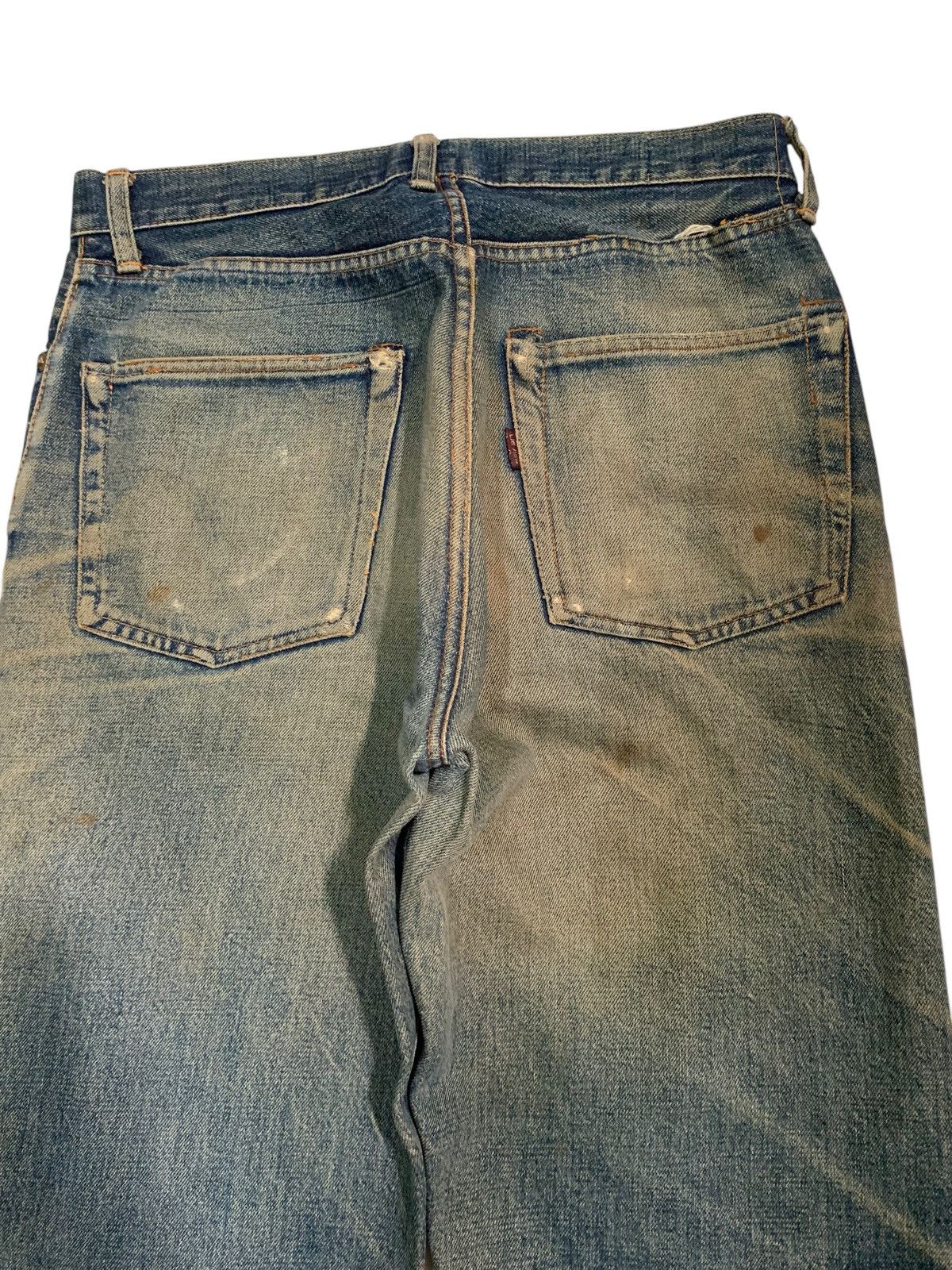 Sugar Cane VINTAGE SUGAR CANE SELVEDGE FADED & RUSTY DISTRESSED DENIM Size US 30 / EU 46 - 16 Thumbnail