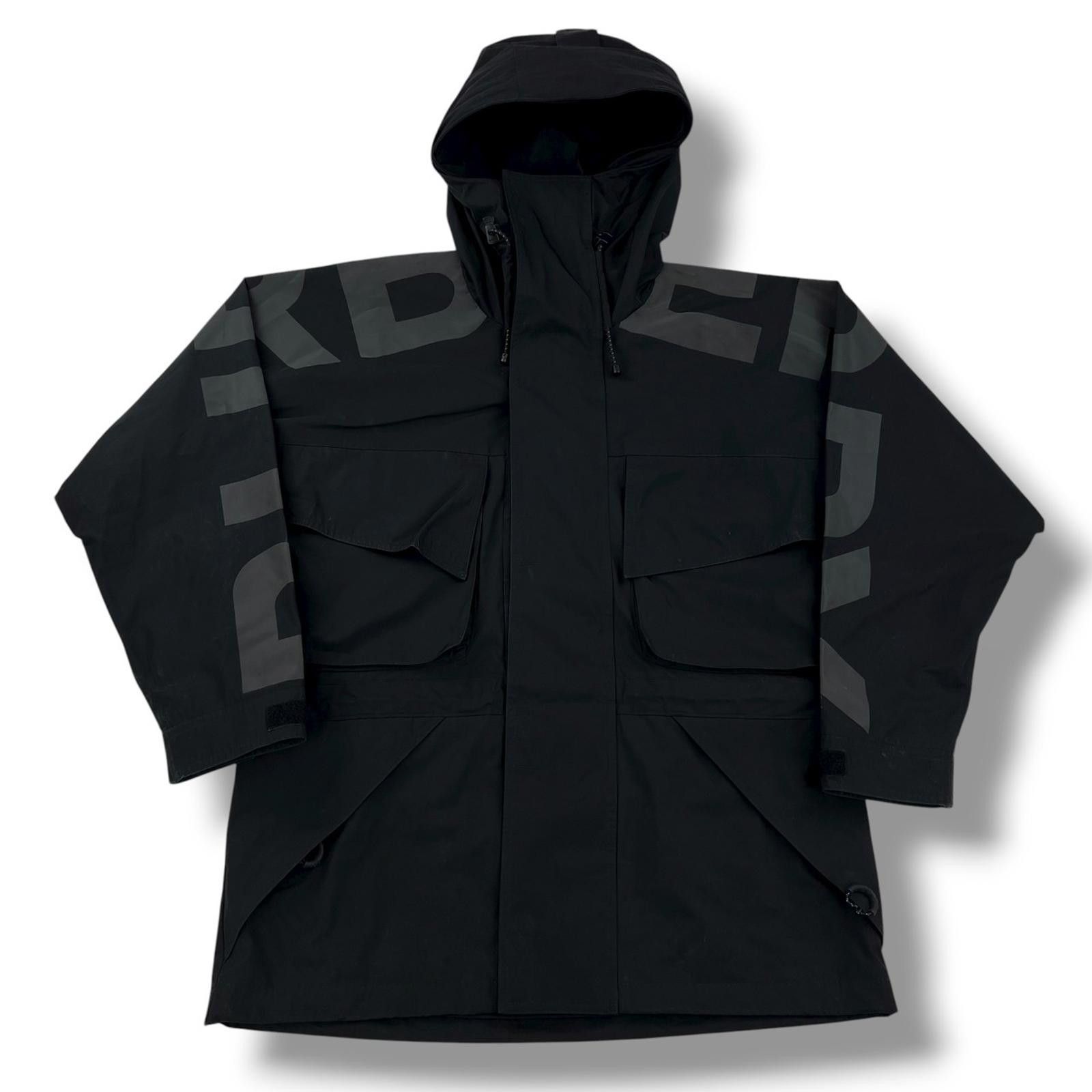 Burberry Burberry Spellout Logo Black Waterproof Jacket Size US L / EU 52-54 / 3 - 2 Thumbnail