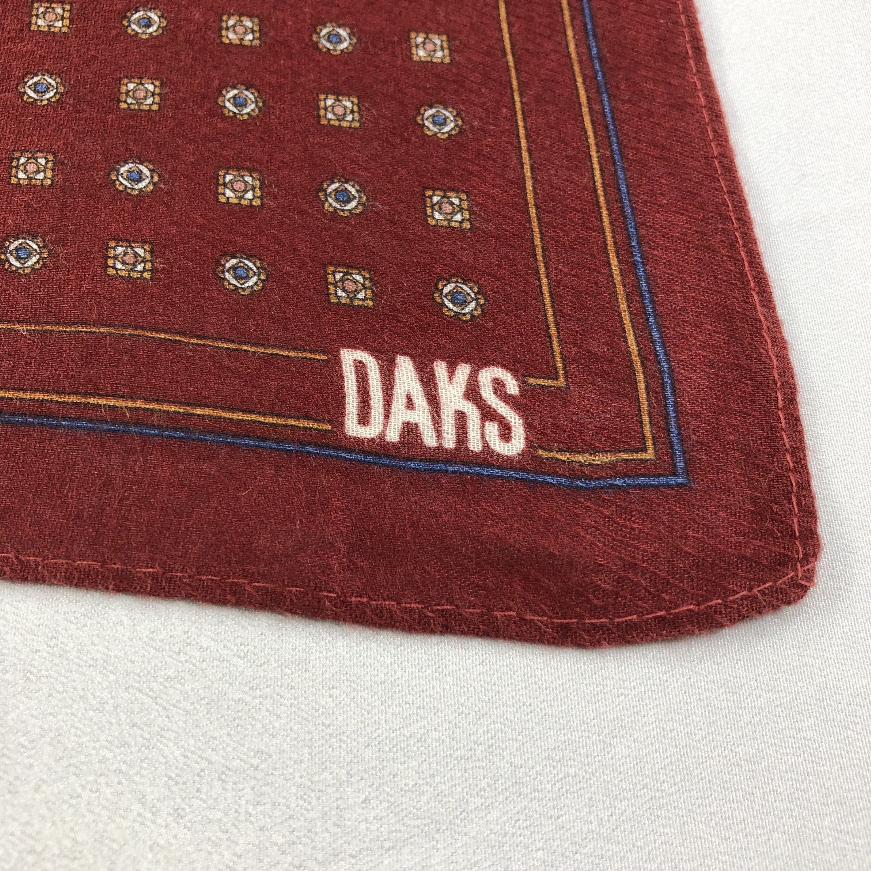 DAKS × Vintage DAKS Handkerchief Neckerchief Bandana H1825 Size ONE SIZE - 4 Thumbnail