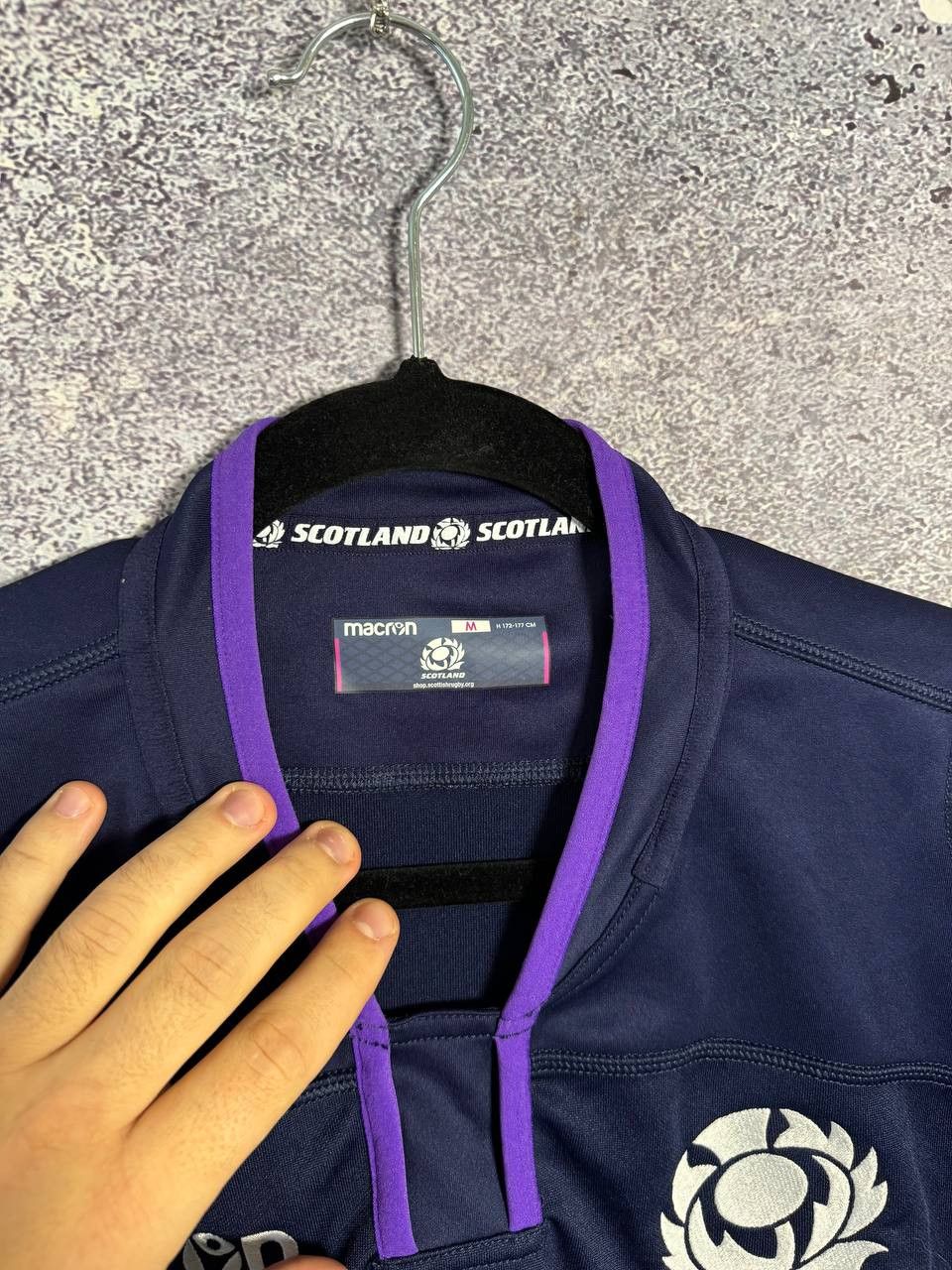 Macron Macron Men's Rugby Union Scotland 2018/19 Medium Jersey Size US M / EU 48-50 / 2 - 7 Thumbnail