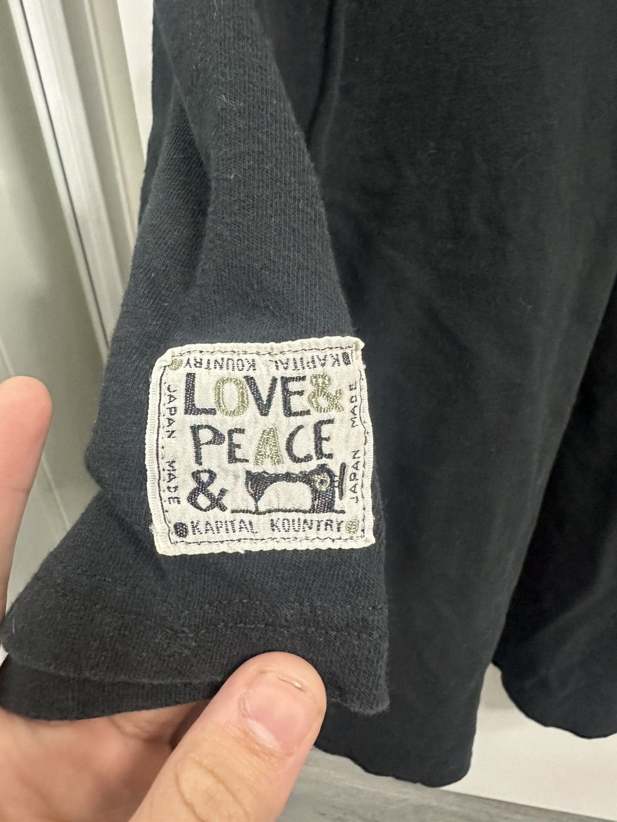 Kapital Kapital Love and Peace Tee Size US M / EU 48-50 / 2 - 3 Thumbnail