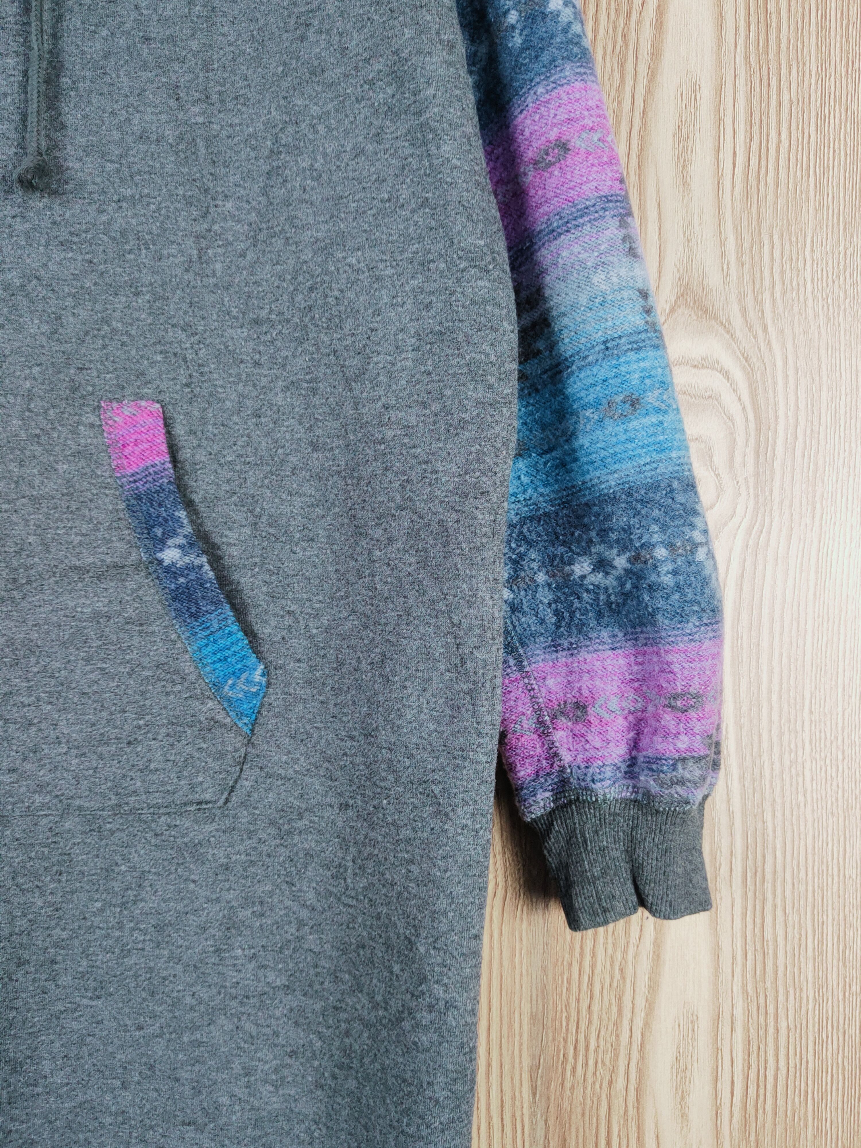 Japanese Brand × Vintage Japanese Brand Dark Gray Hoodie Long Sweatshirts Size L / US 10 / IT 46 - 6 Thumbnail