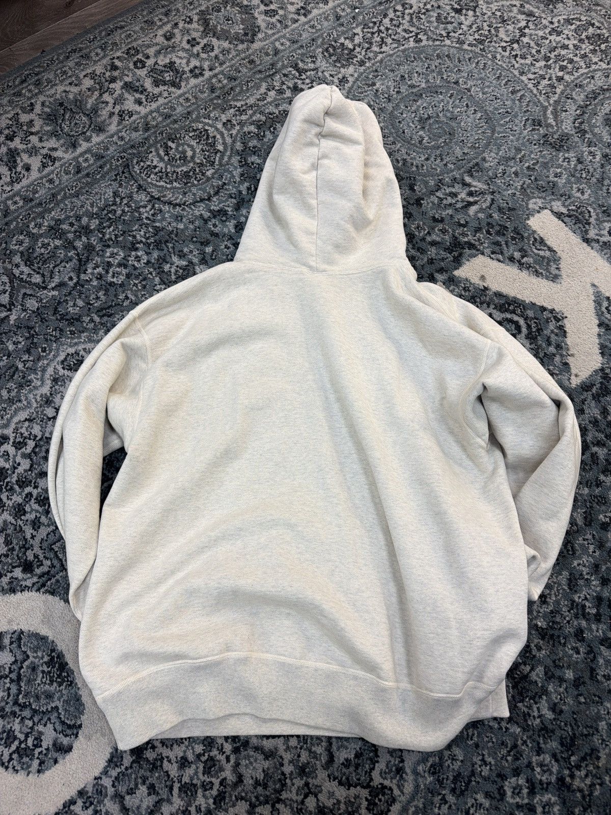 Saint Michael Saint Michael ribbon hooded sweatshirt cream tan red Size US XL / EU 56 / 4 - 2 Thumbnail
