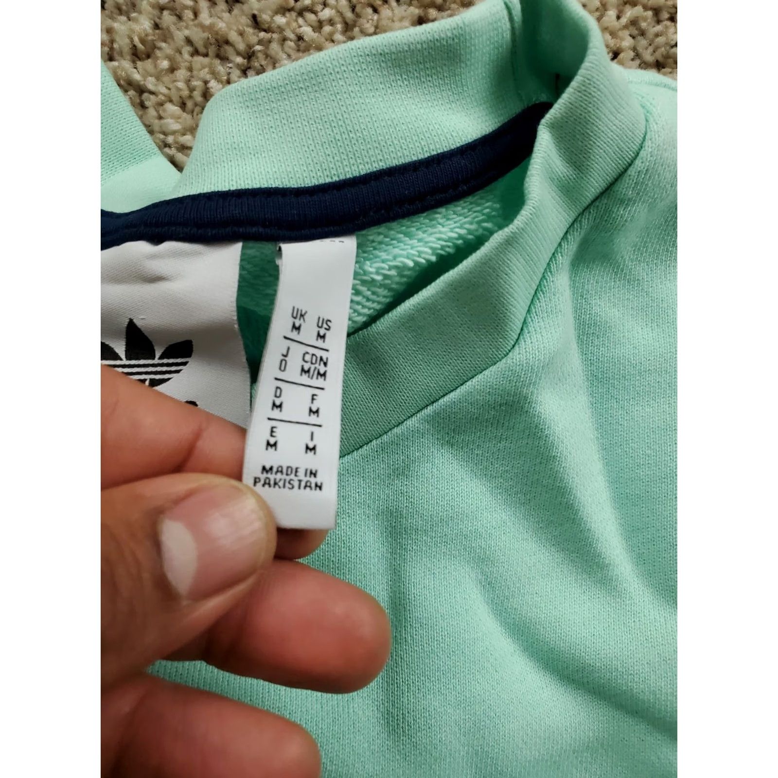 Adidas Adidas Sweatshirt Mens M Teal Blue Crew Neck Graphic Pullover Skateboarding Size US M / EU 48-50 / 2 - 6 Thumbnail