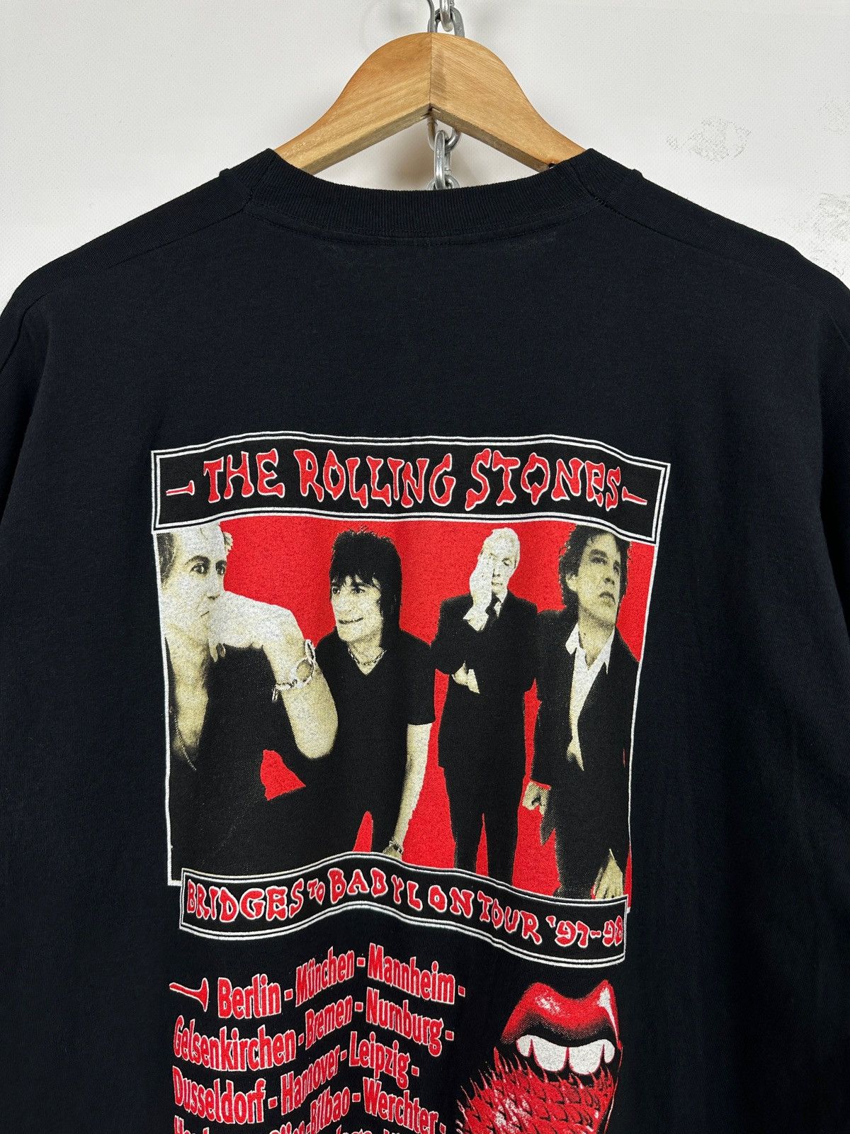 Band Tees 1997/98 Vintage The Rolling Stones Bridges To Babylon Shirt Size US XL / EU 56 / 4 - 21 Thumbnail