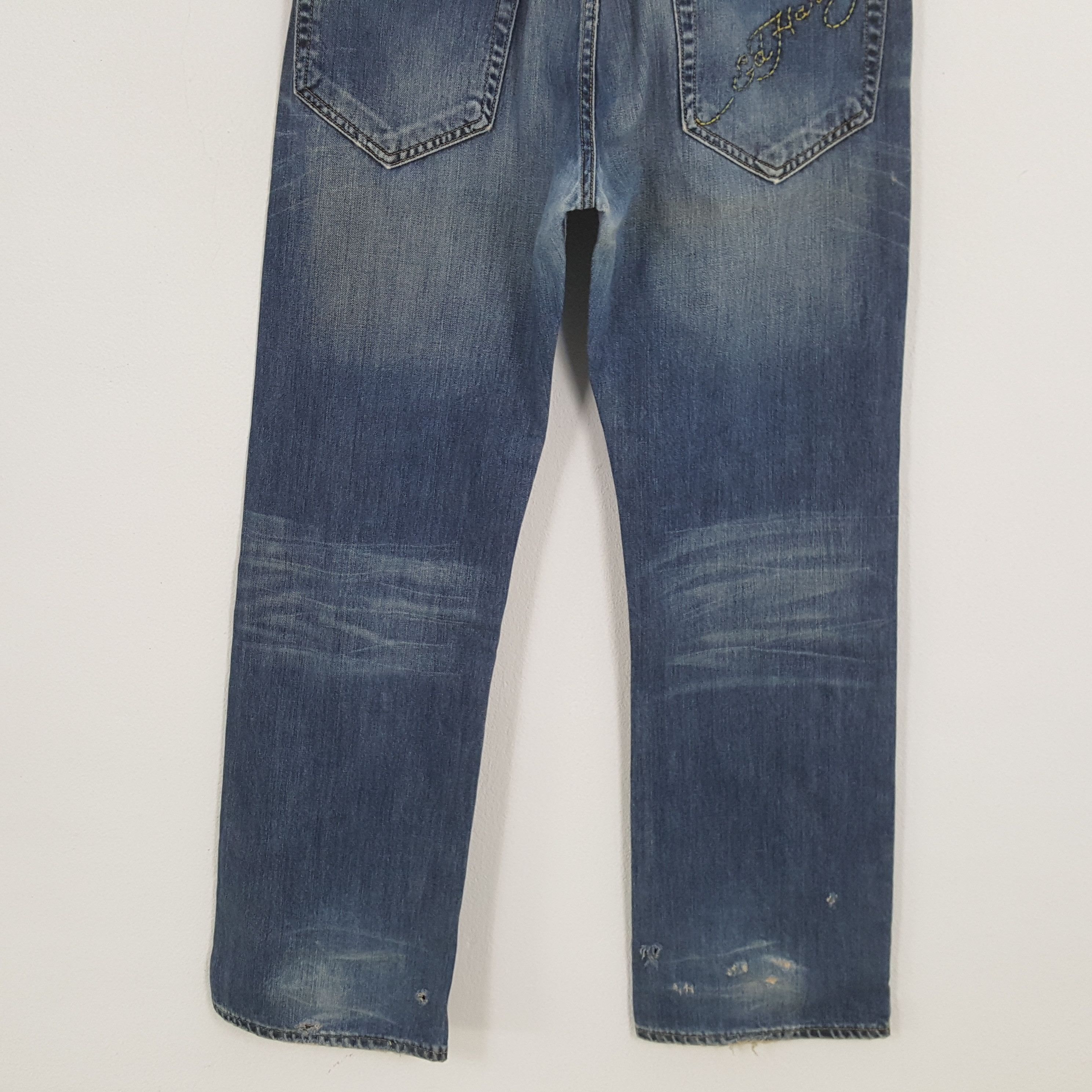 Christian Audigier × Ed Hardy × Vintage ED HARDY by CHRISTIAN AUDIGIER Fashion Style Custom Jeans Size US 33 - 6 Thumbnail