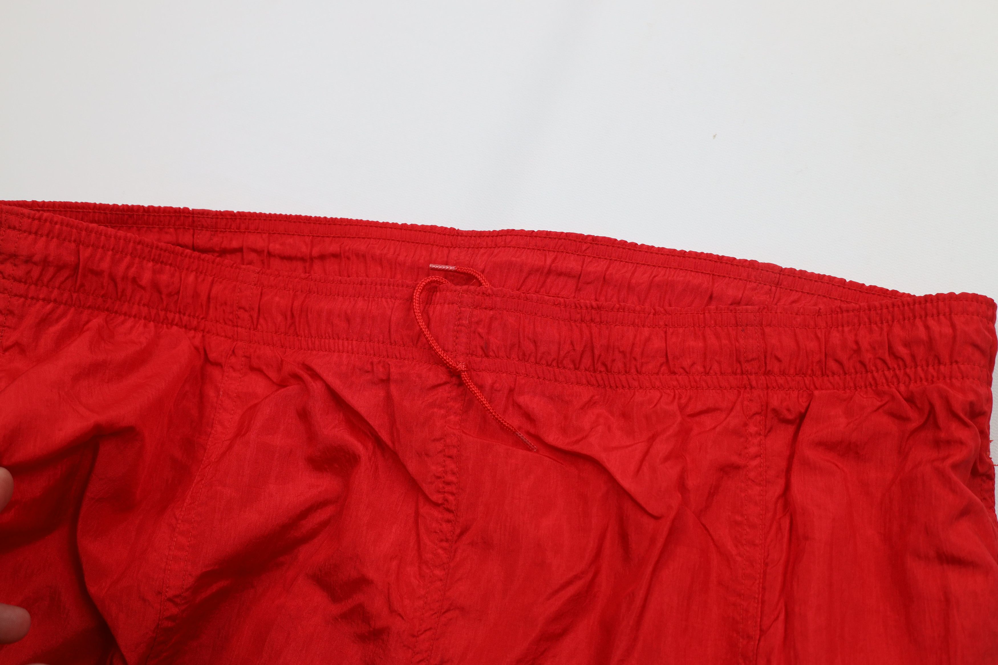 Adidas Vintage 70s 80s Adidas Pocket Windbreaker Joggers Pants Red Size US 36 / EU 52 - 8 Thumbnail