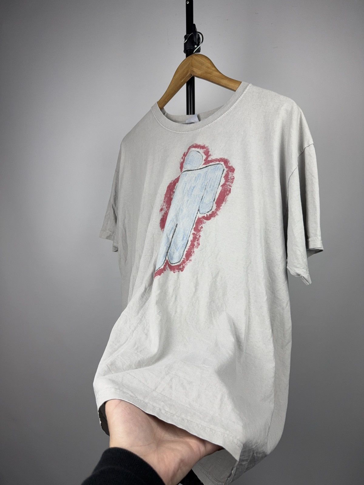 Billie Eilish Billie Eilish Style Abstract Graphic Oversized Custom Tee Size US XL / EU 56 / 4 - 4 Thumbnail