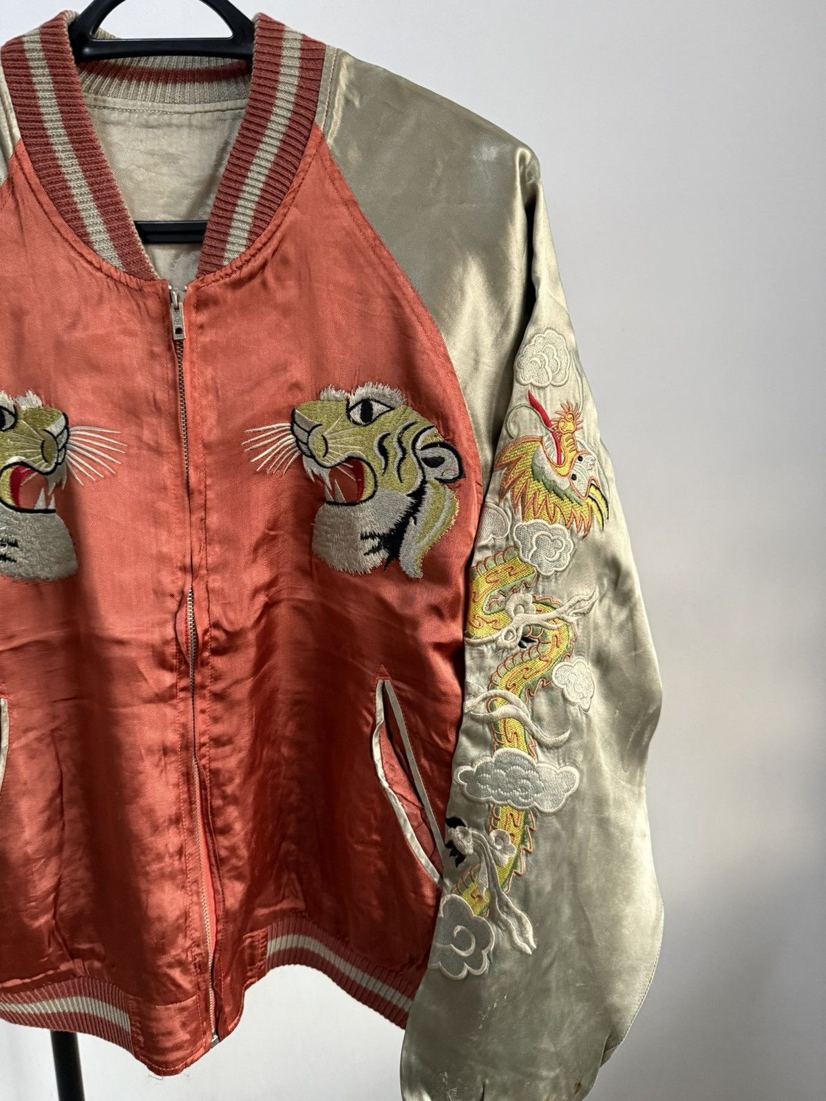 Vintage Vintage Japanese sukajan souvenir jacket Size US M / EU 48-50 / 2 - 2 Thumbnail